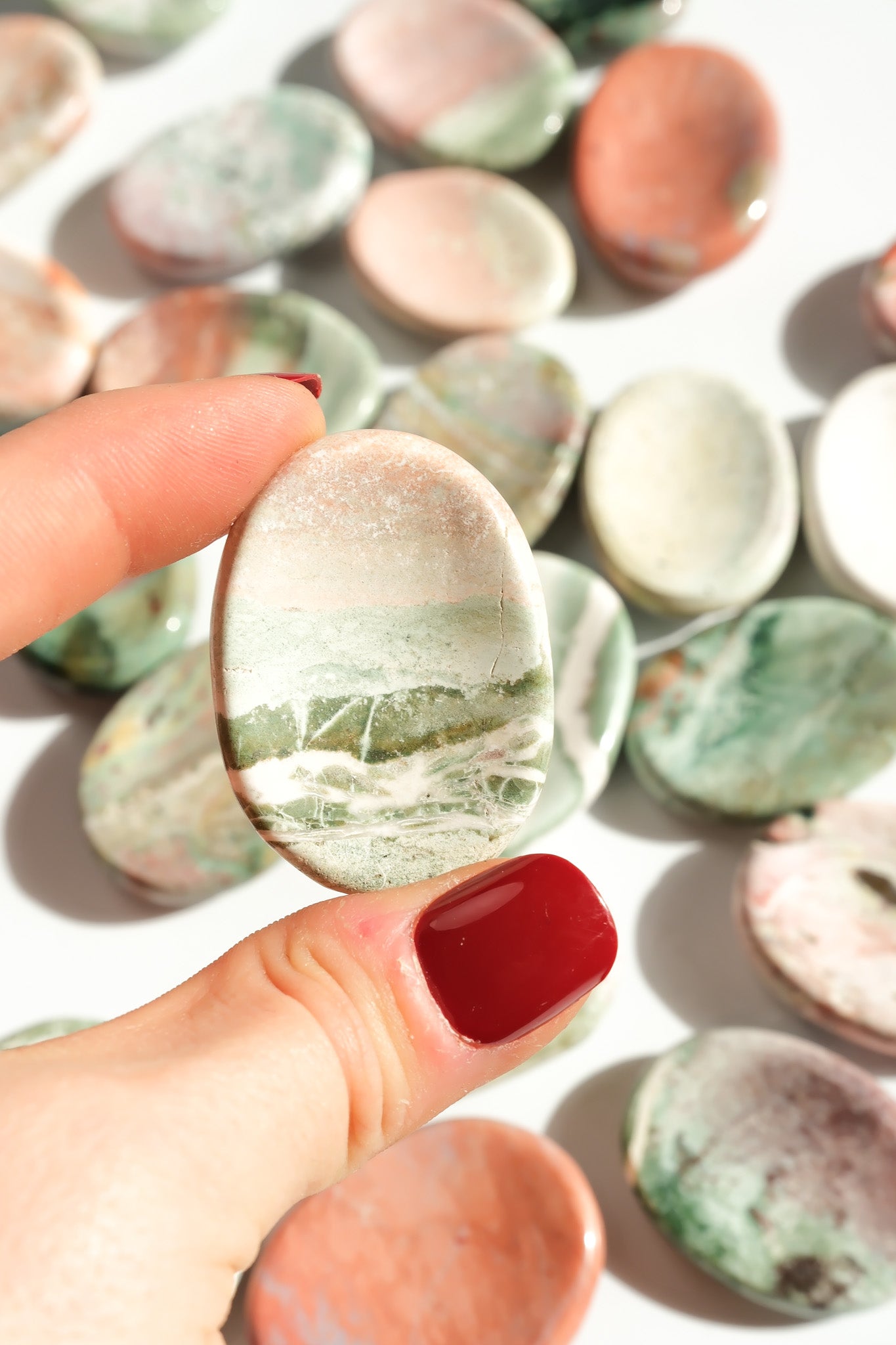 Unicorn Jasper Worry Stone