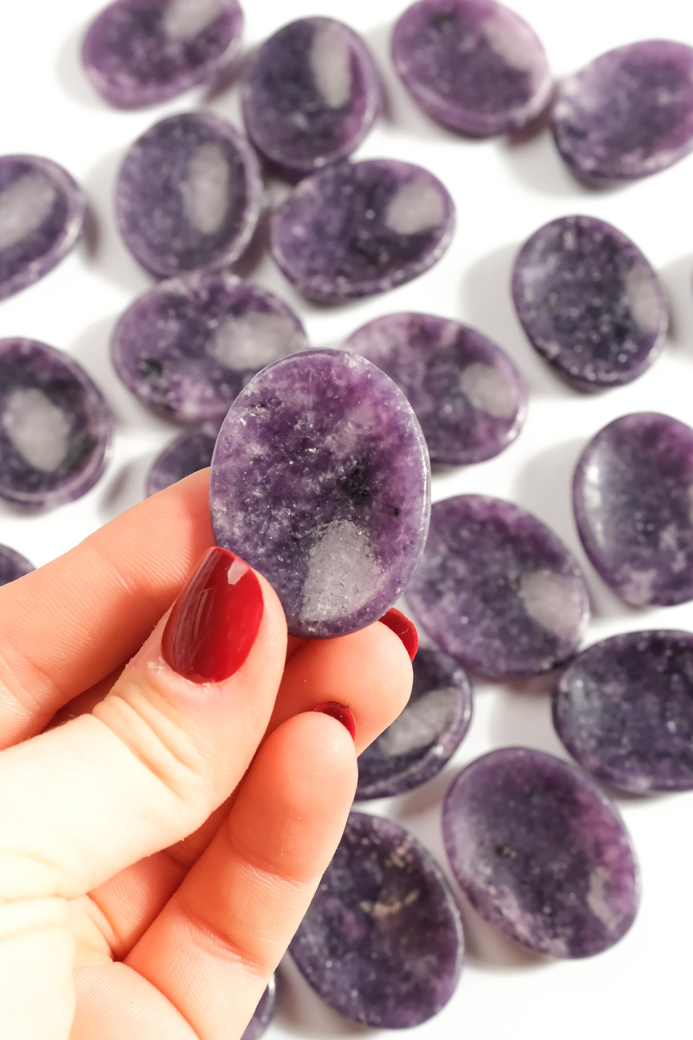 Lepidolite Worry Stone