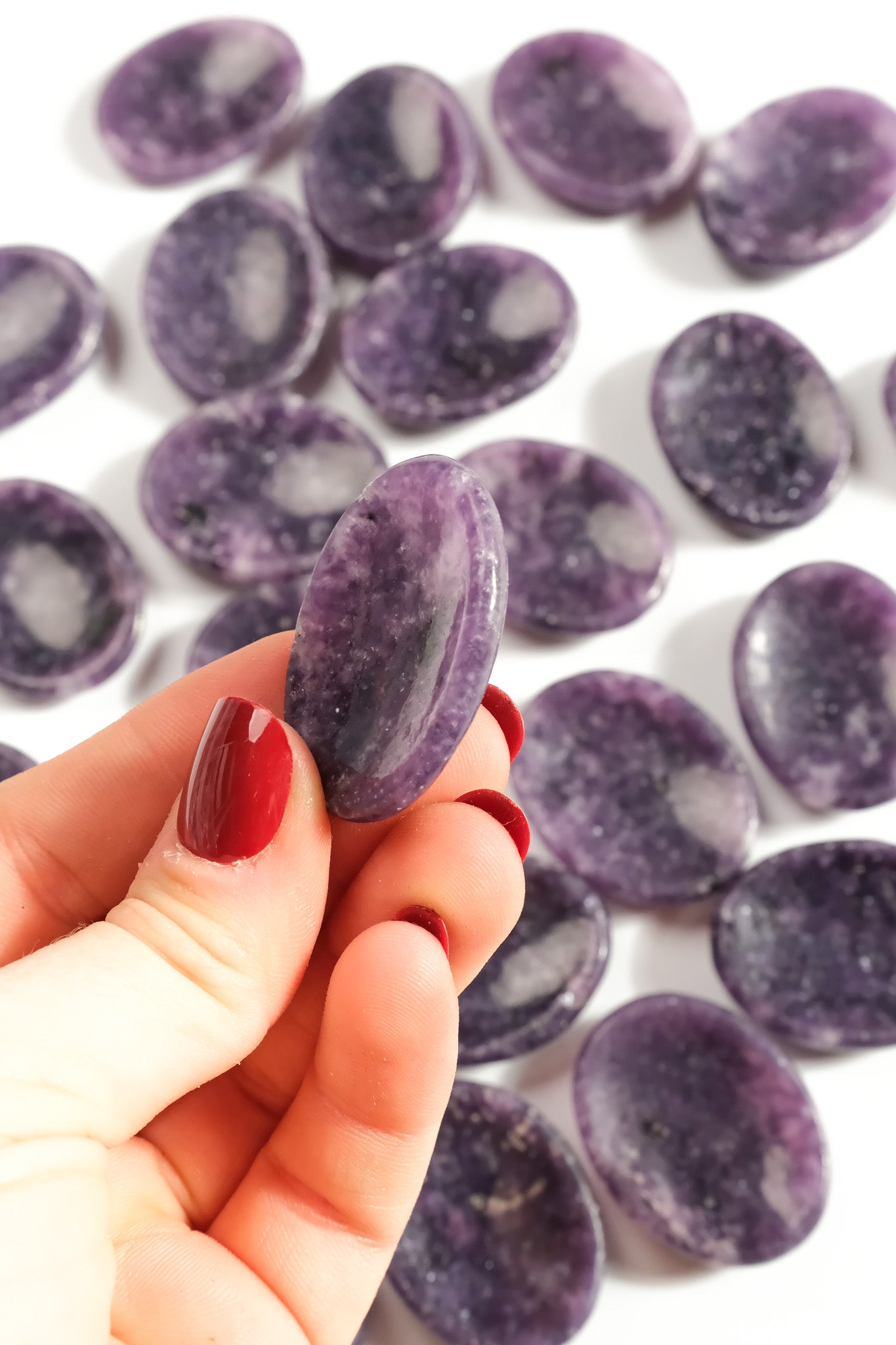 Lepidolite Worry Stone