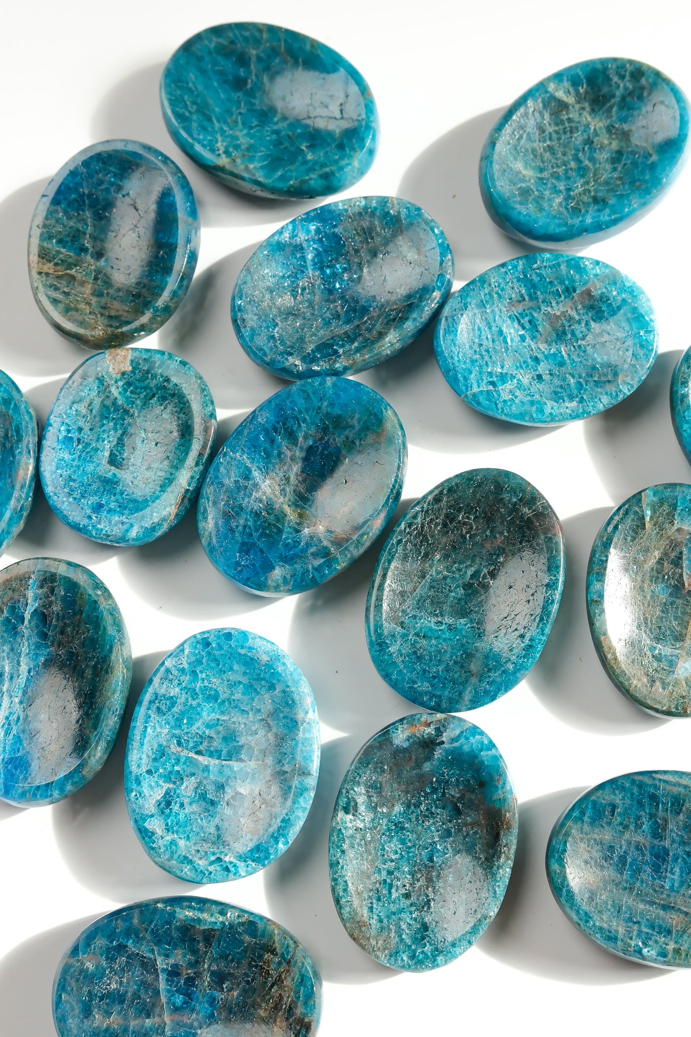 Blue Apatite Worry Stone