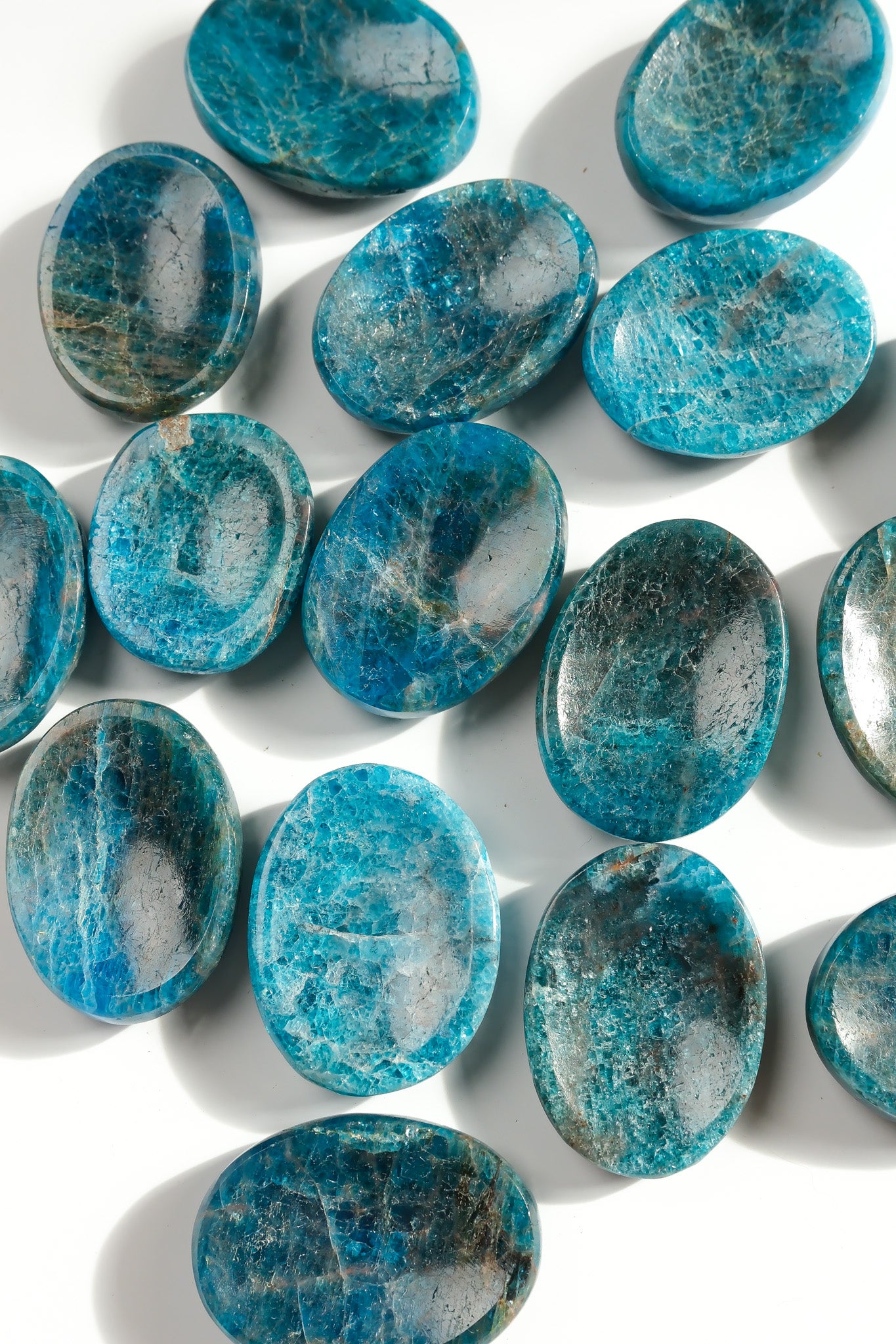 Blue Apatite Worry Stone