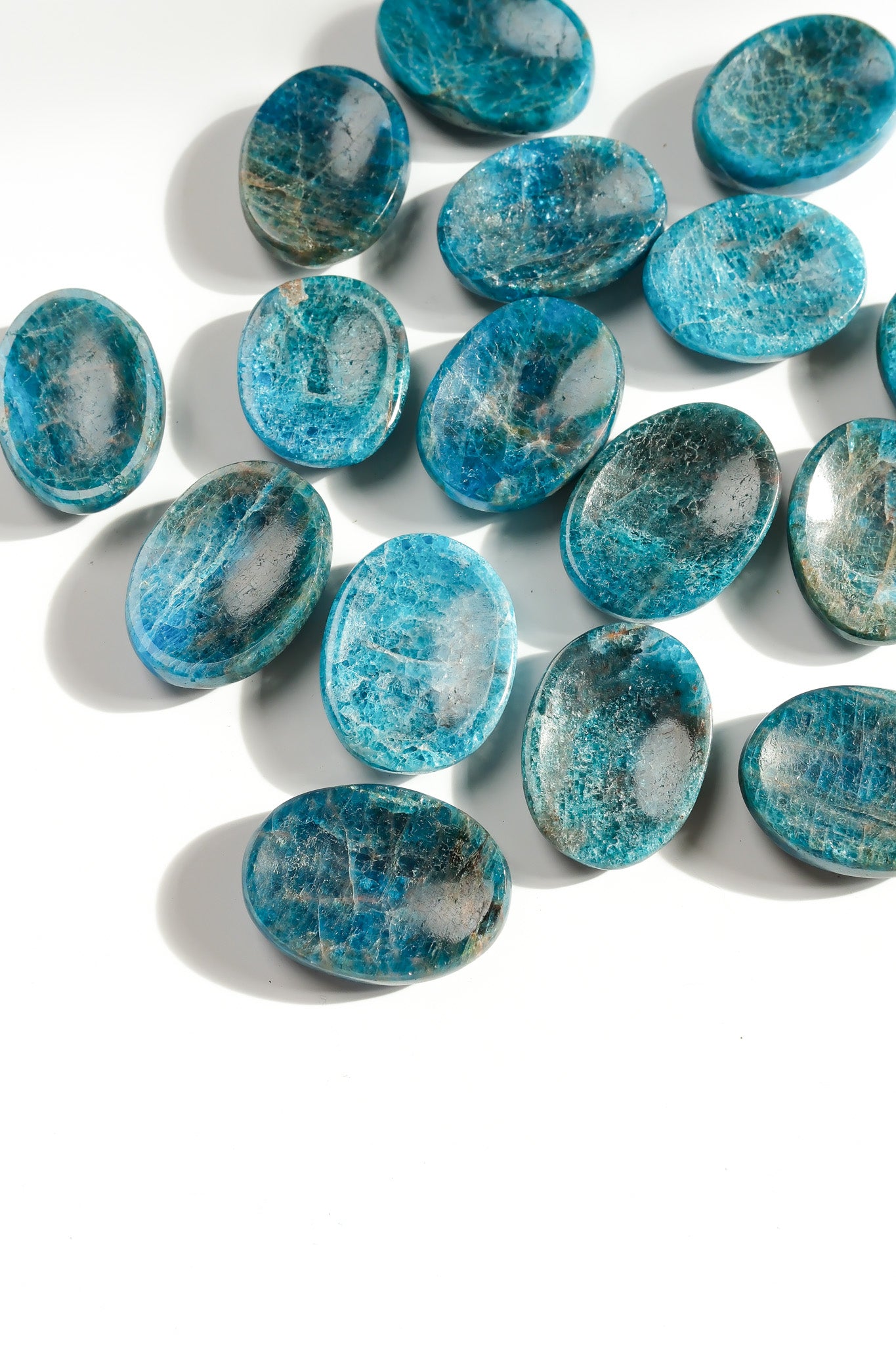 Blue Apatite Worry Stone