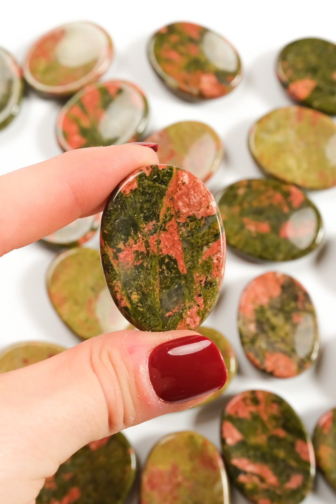 Unakite Worry Stone