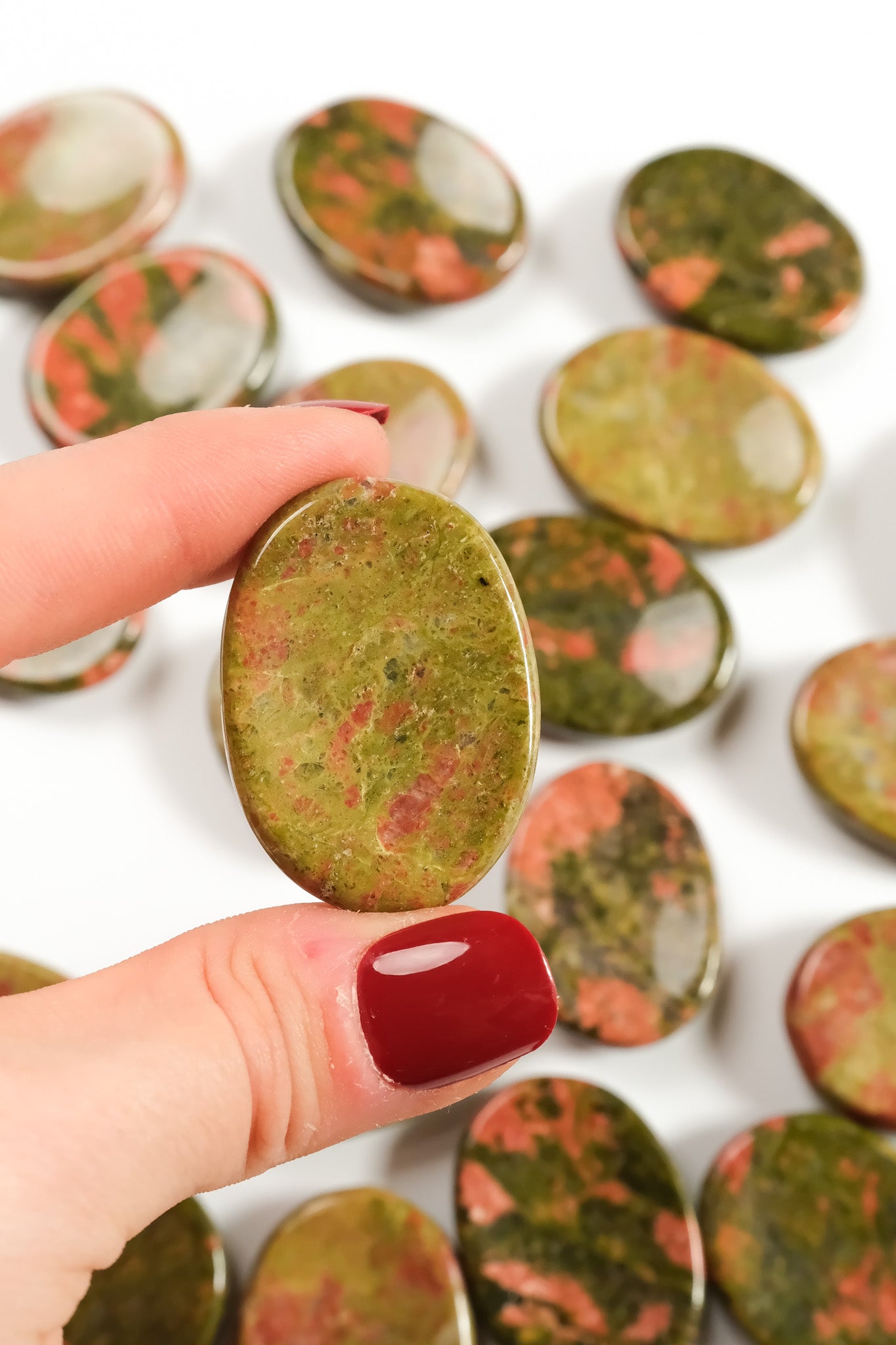 Unakite Worry Stone