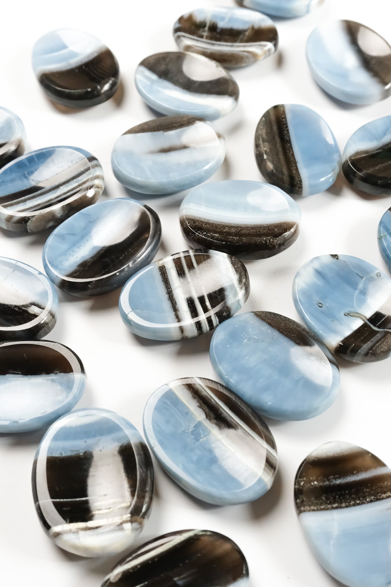 Blue Opal Worry Stone