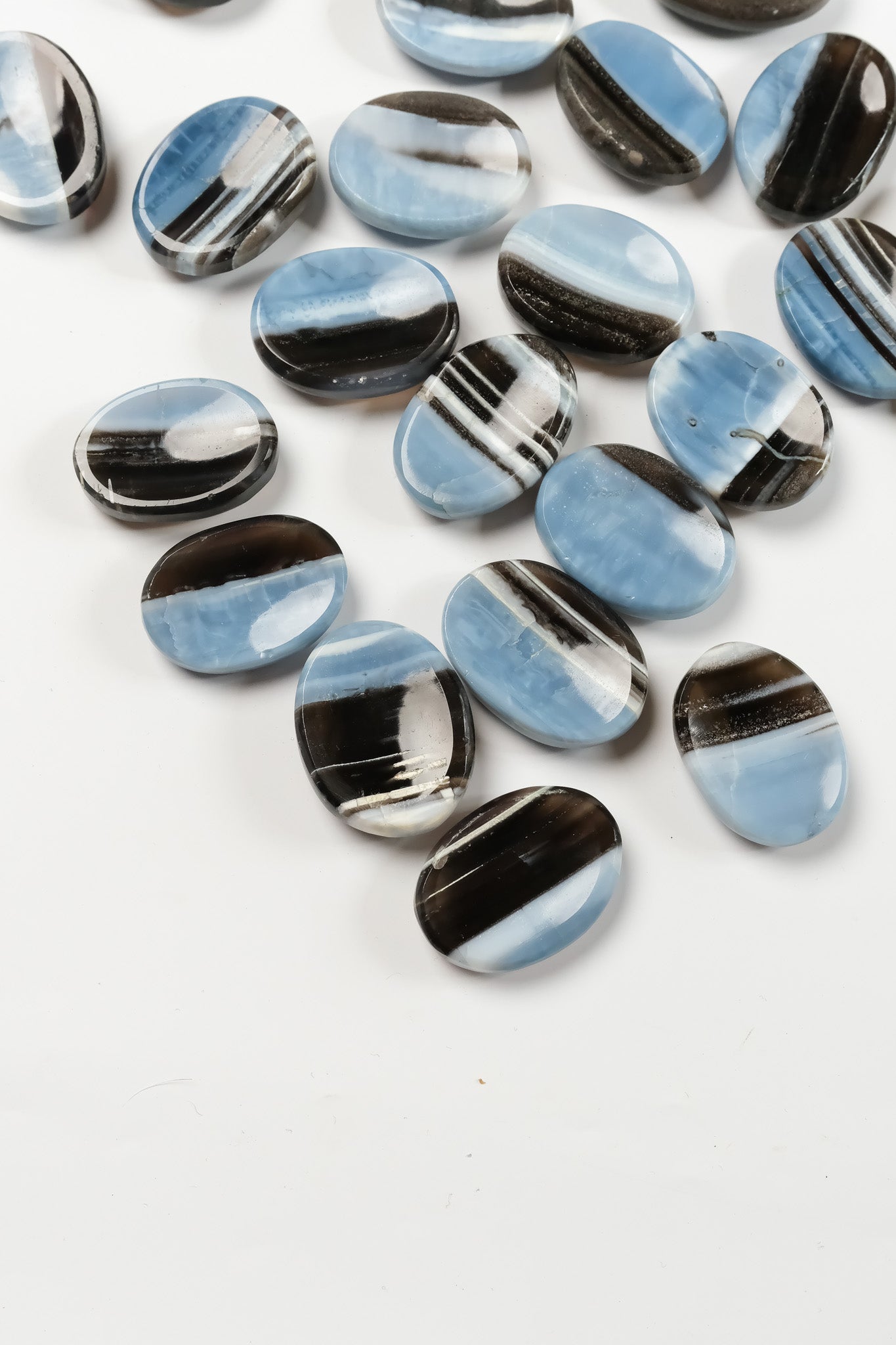 Blue Opal Worry Stone