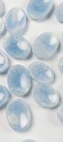 Blue Calcite Worry Stone