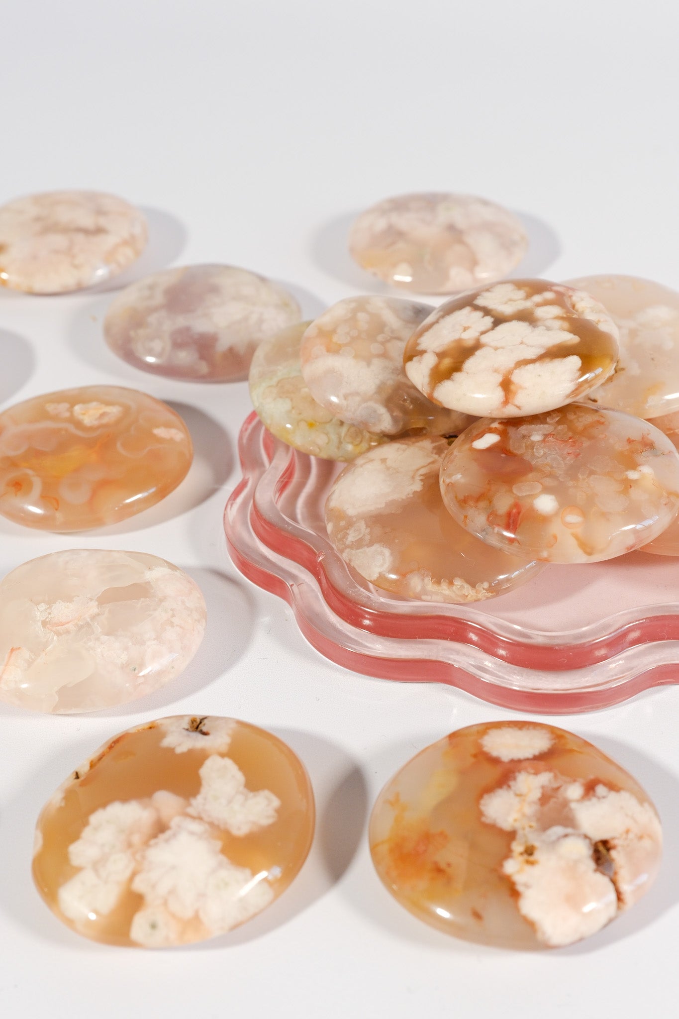 Flower Agate Flatstone