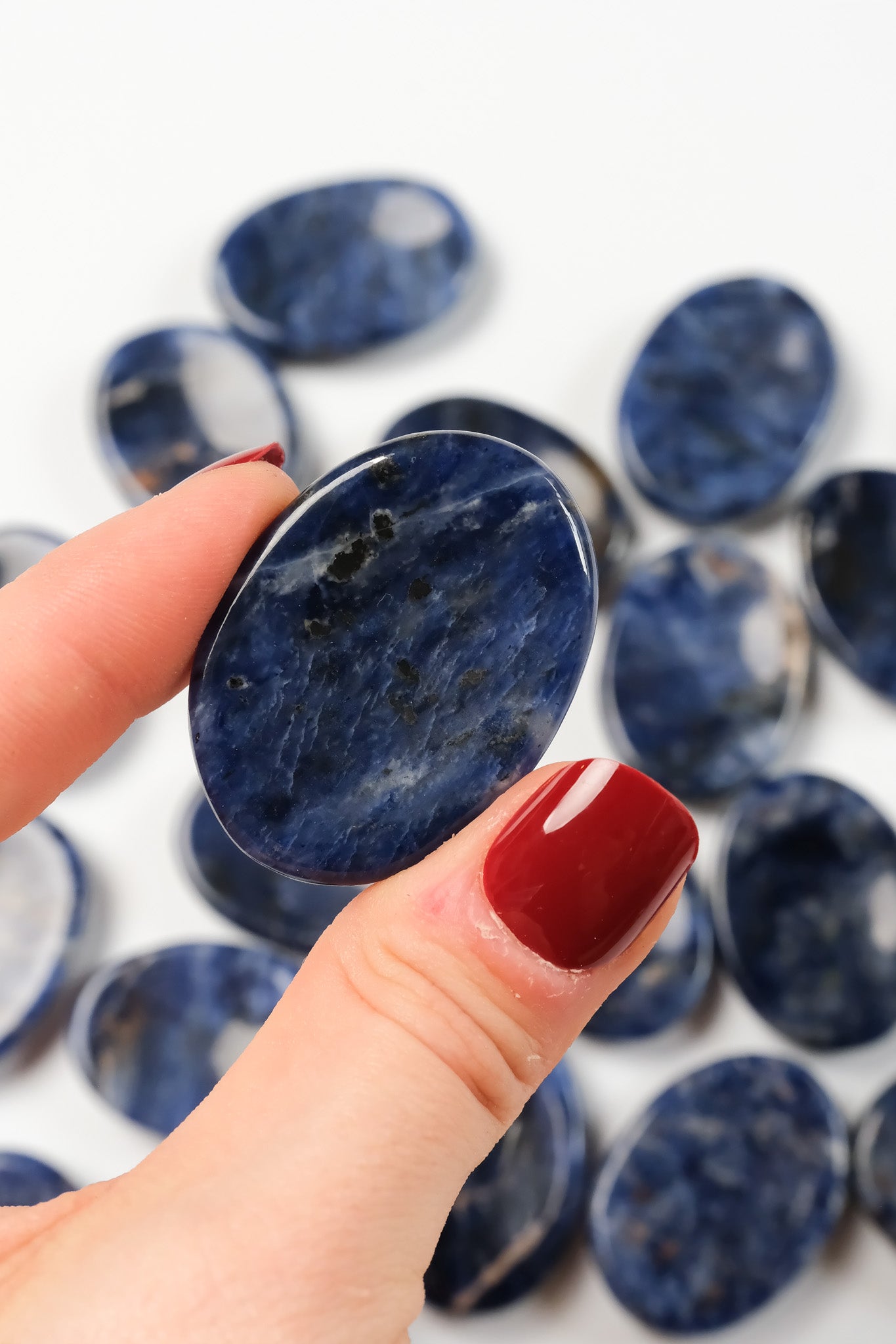 Sodalite Worry Stone