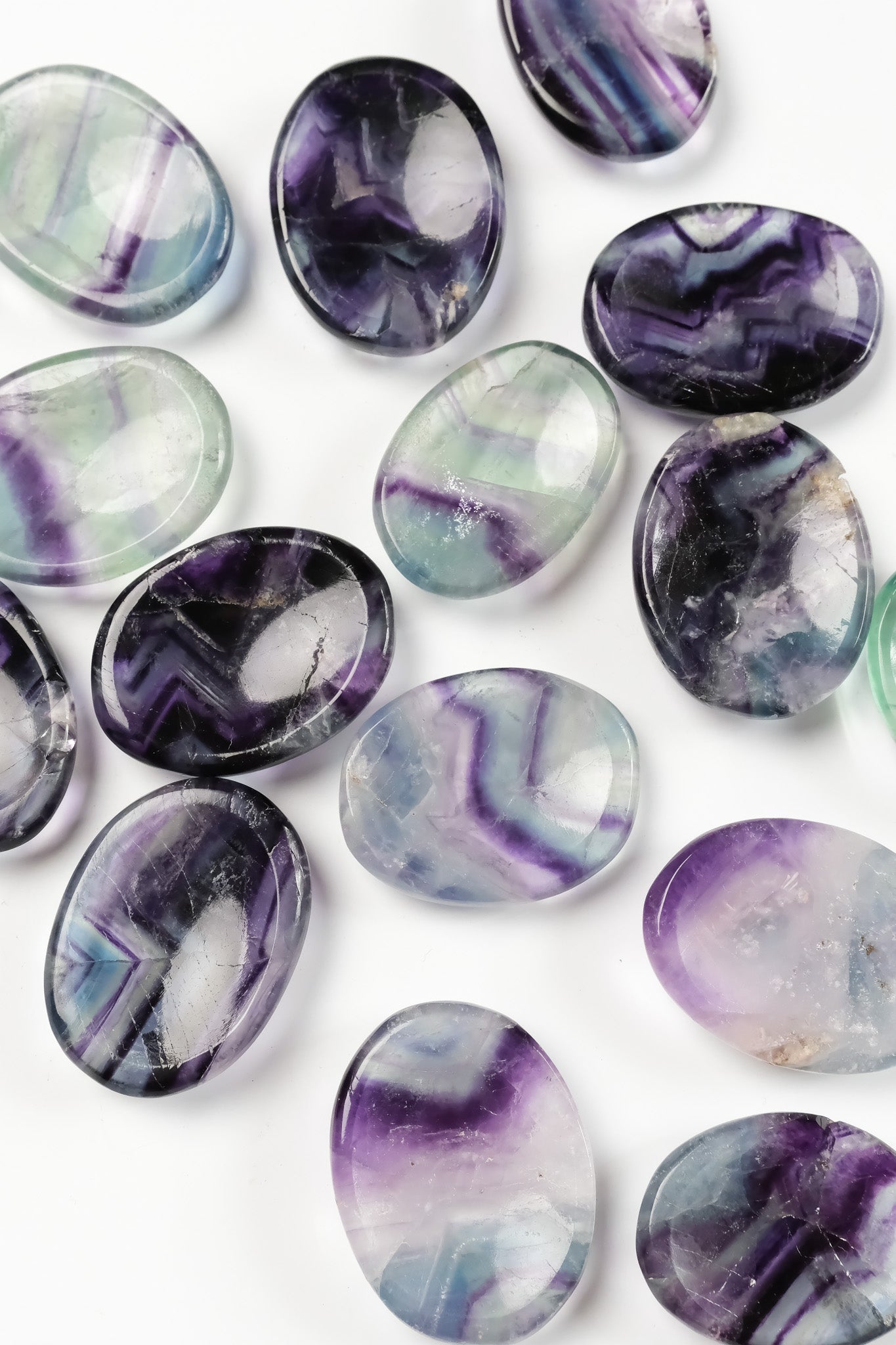 Fluorite Worry Stone