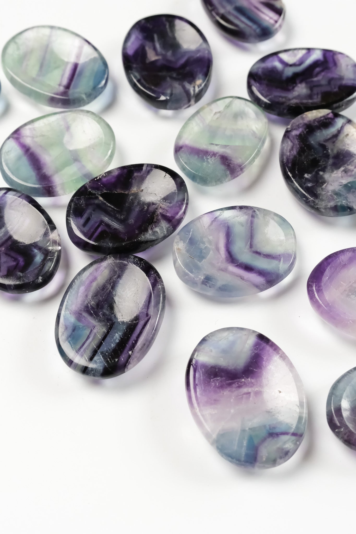 Fluorite Worry Stone