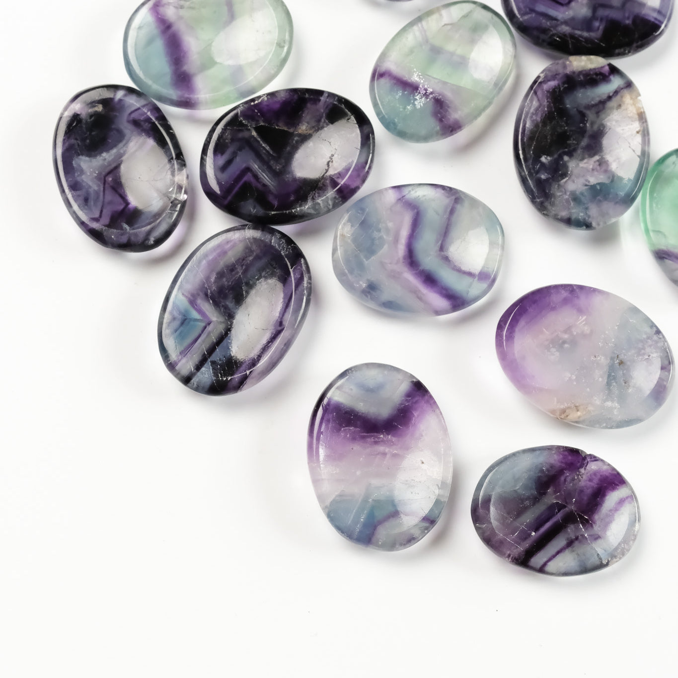 Fluorite Worry Stone