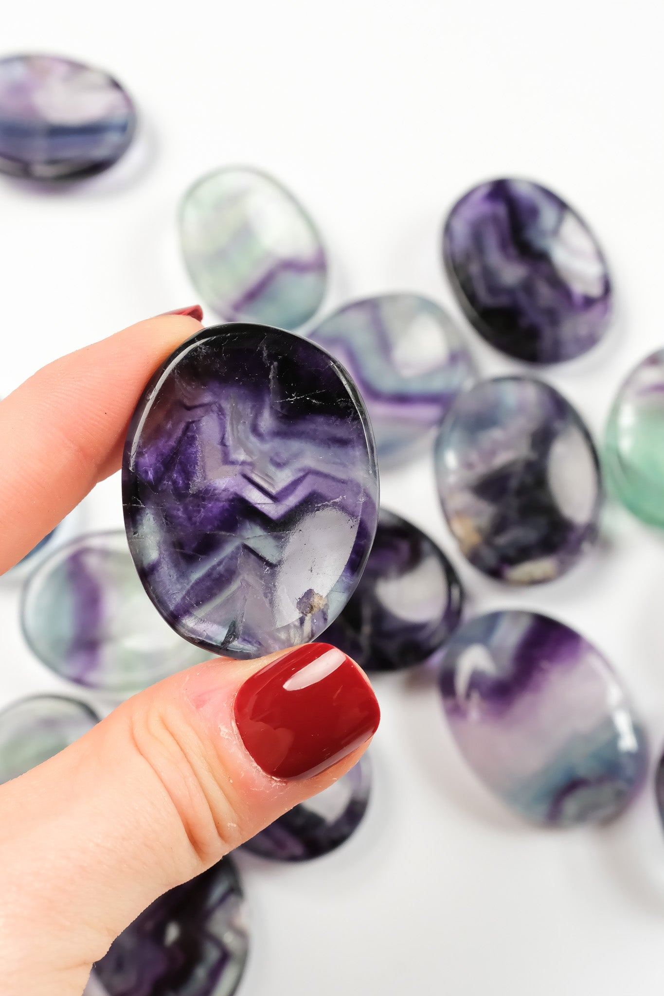 Fluorite Worry Stone