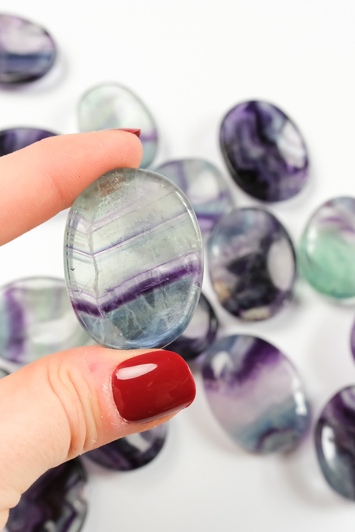 Fluorite Worry Stone