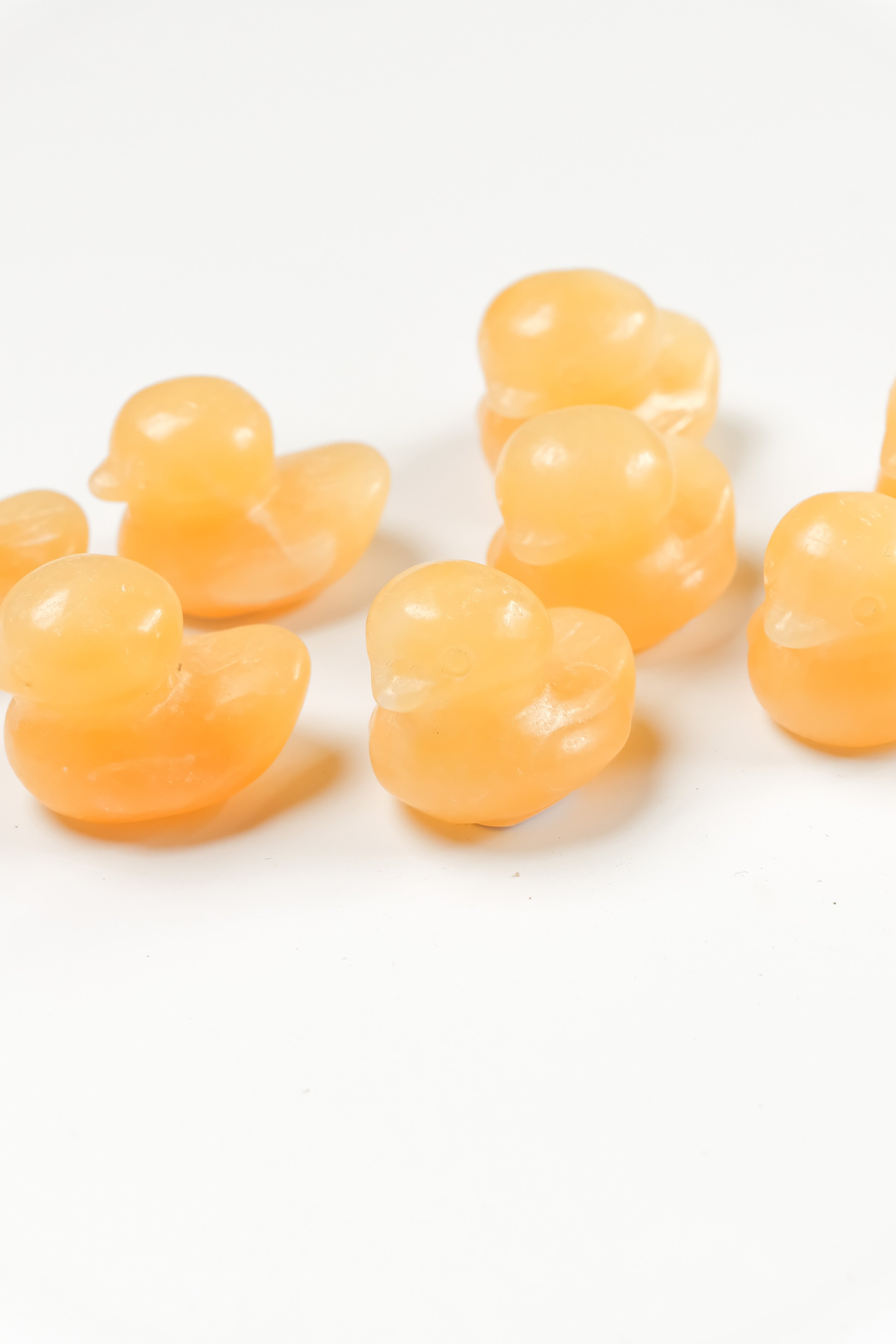 Orange Calcite Duck