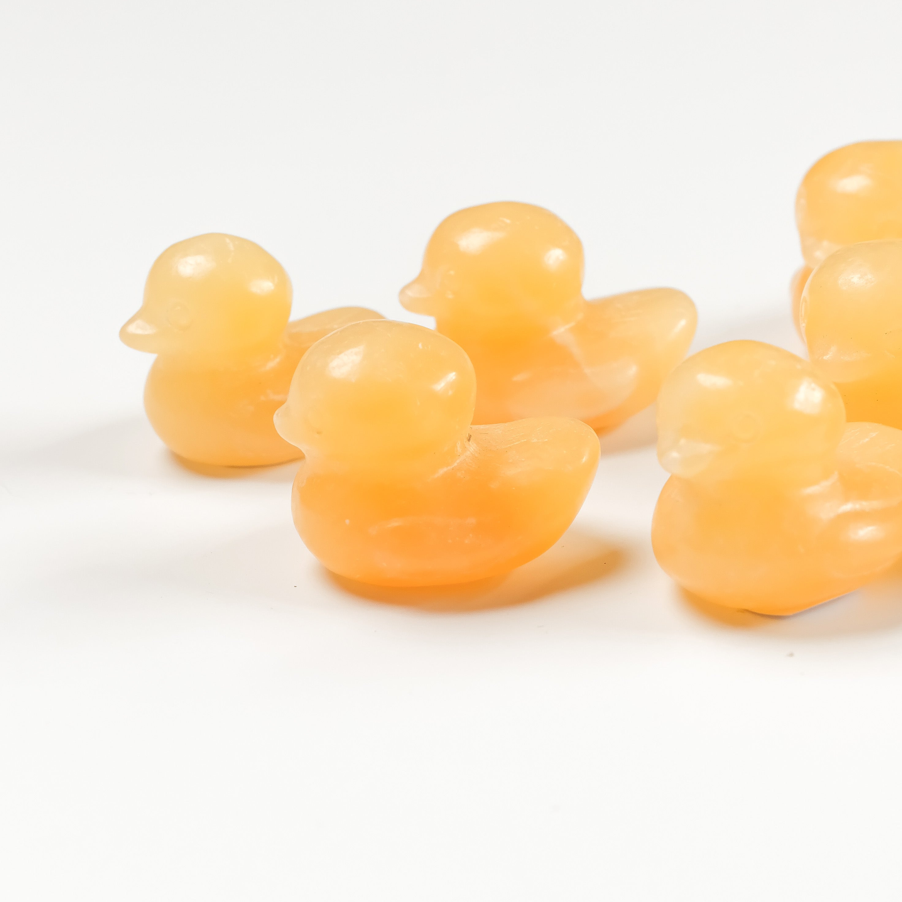 Orange Calcite Duck