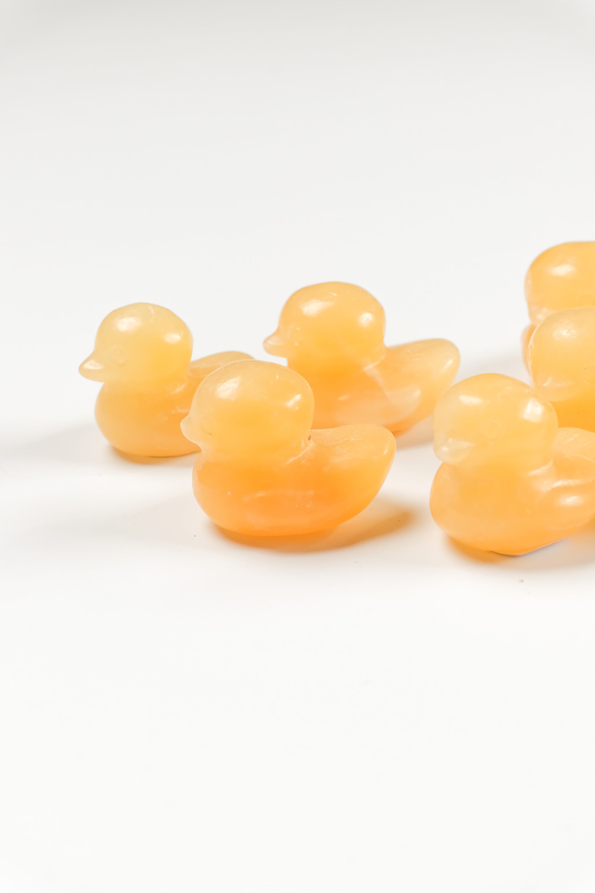 Orange Calcite Duck