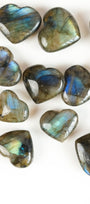 Labradorite Heart