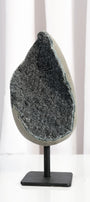 Black Amethyst Cluster on Stand
