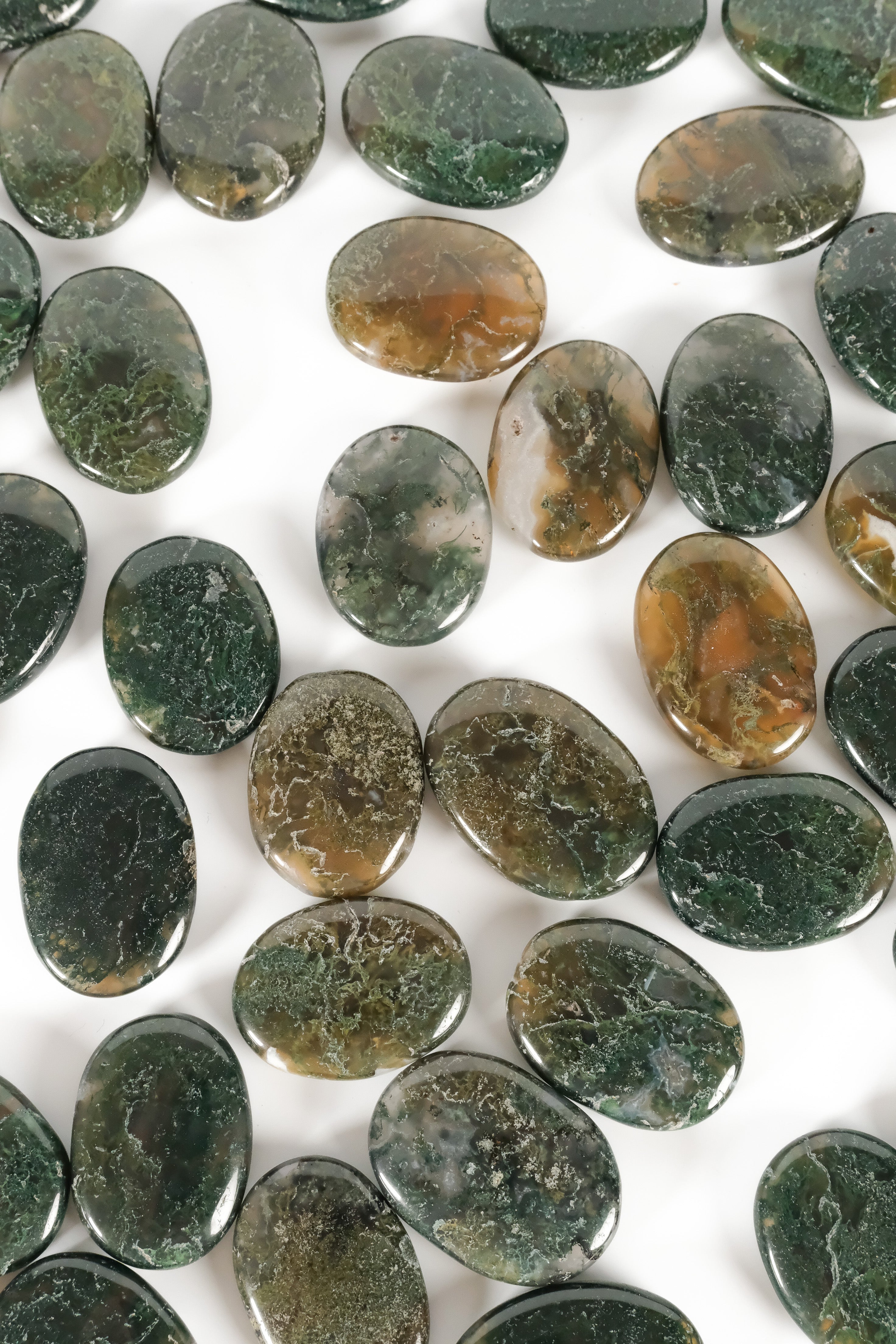 Moss Agate Mini Palmstone