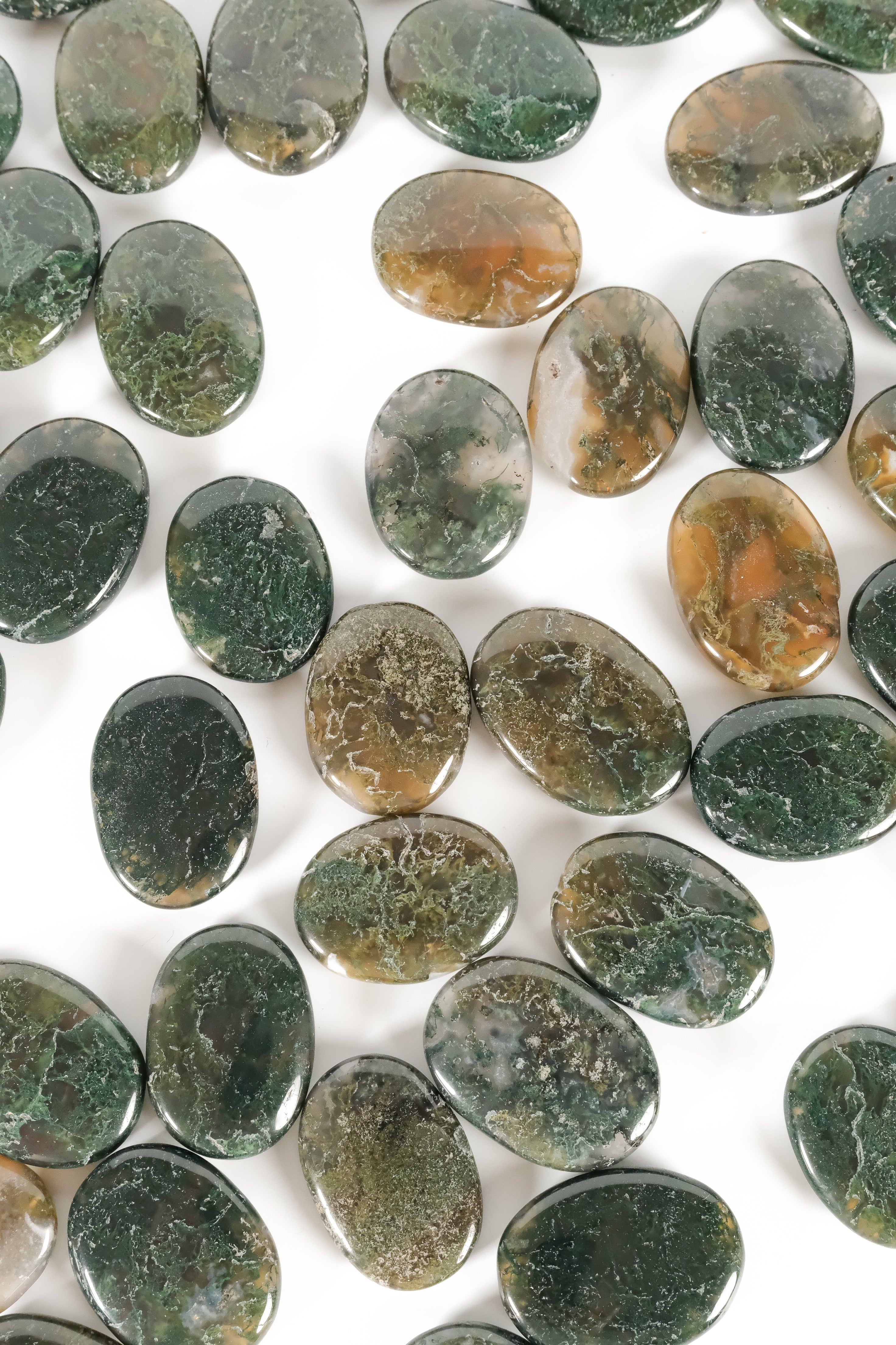 Moss Agate Mini Palmstone