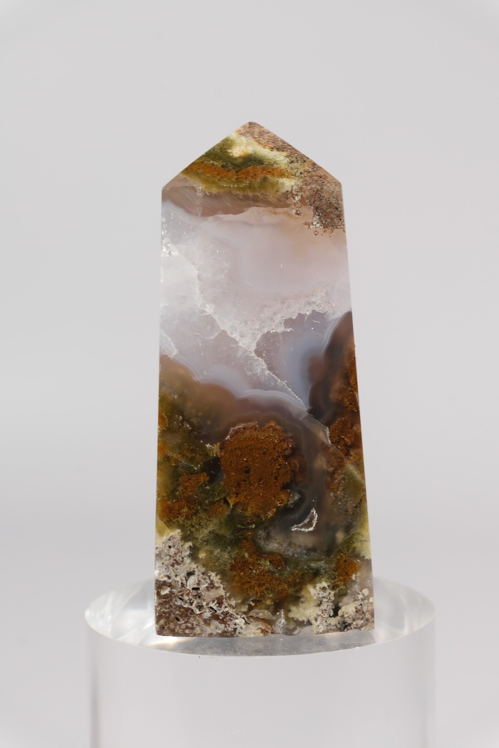 Scenic Moss Agate Tower