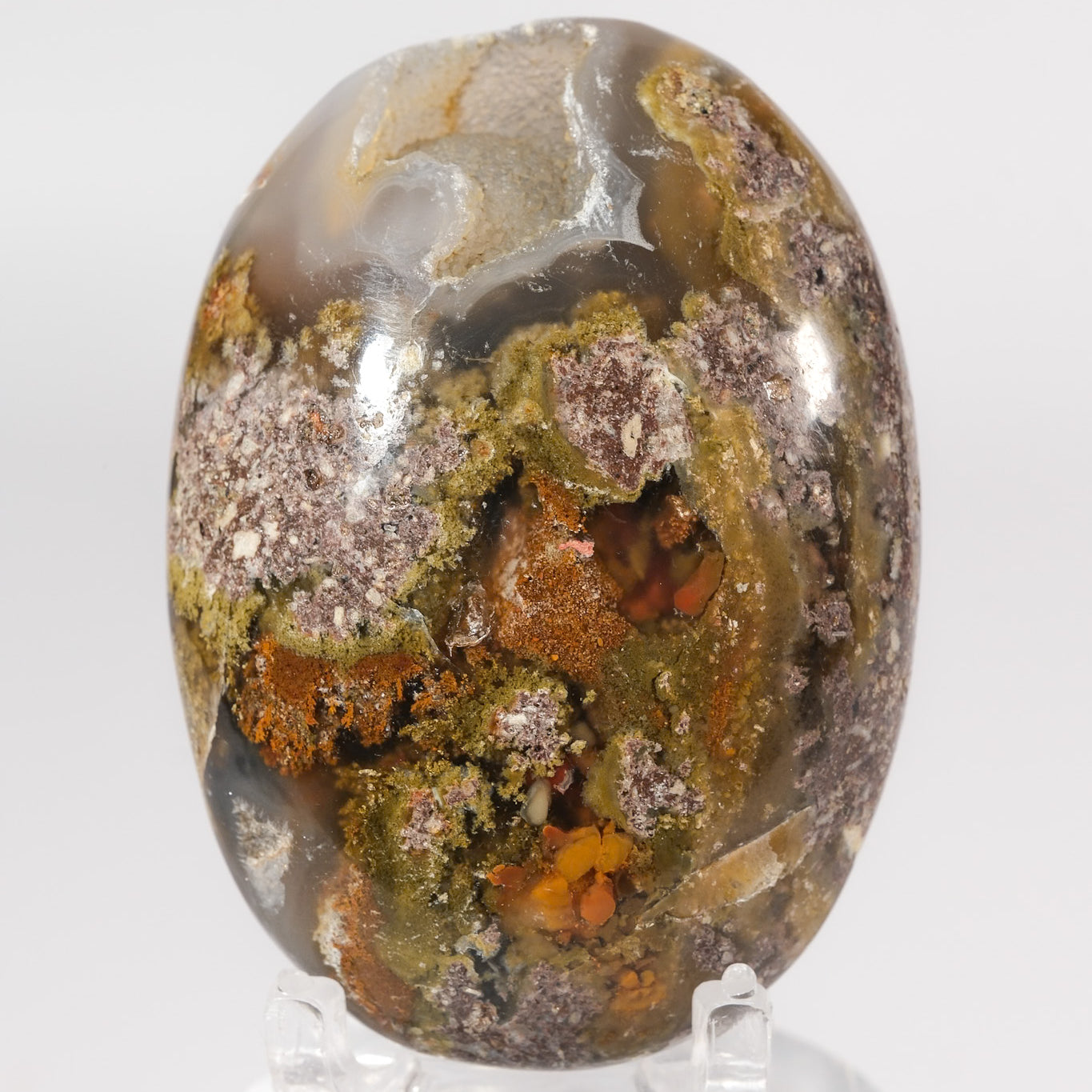 Scenic Moss Agate Palmstone