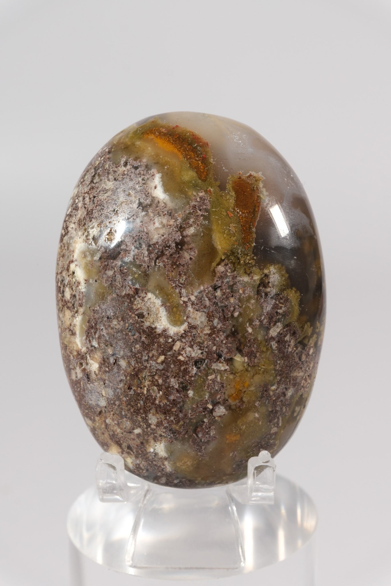 Scenic Moss Agate Palmstone
