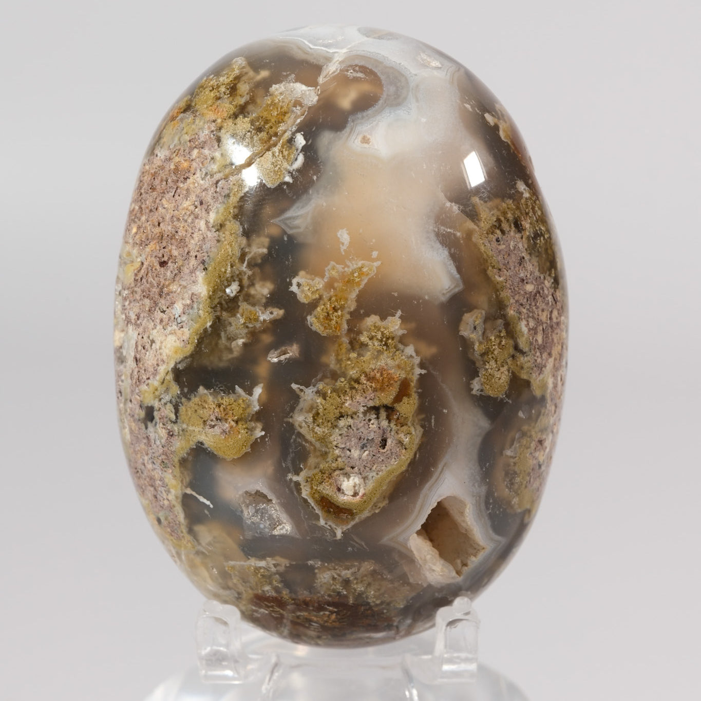 Scenic Moss Agate Palmstone