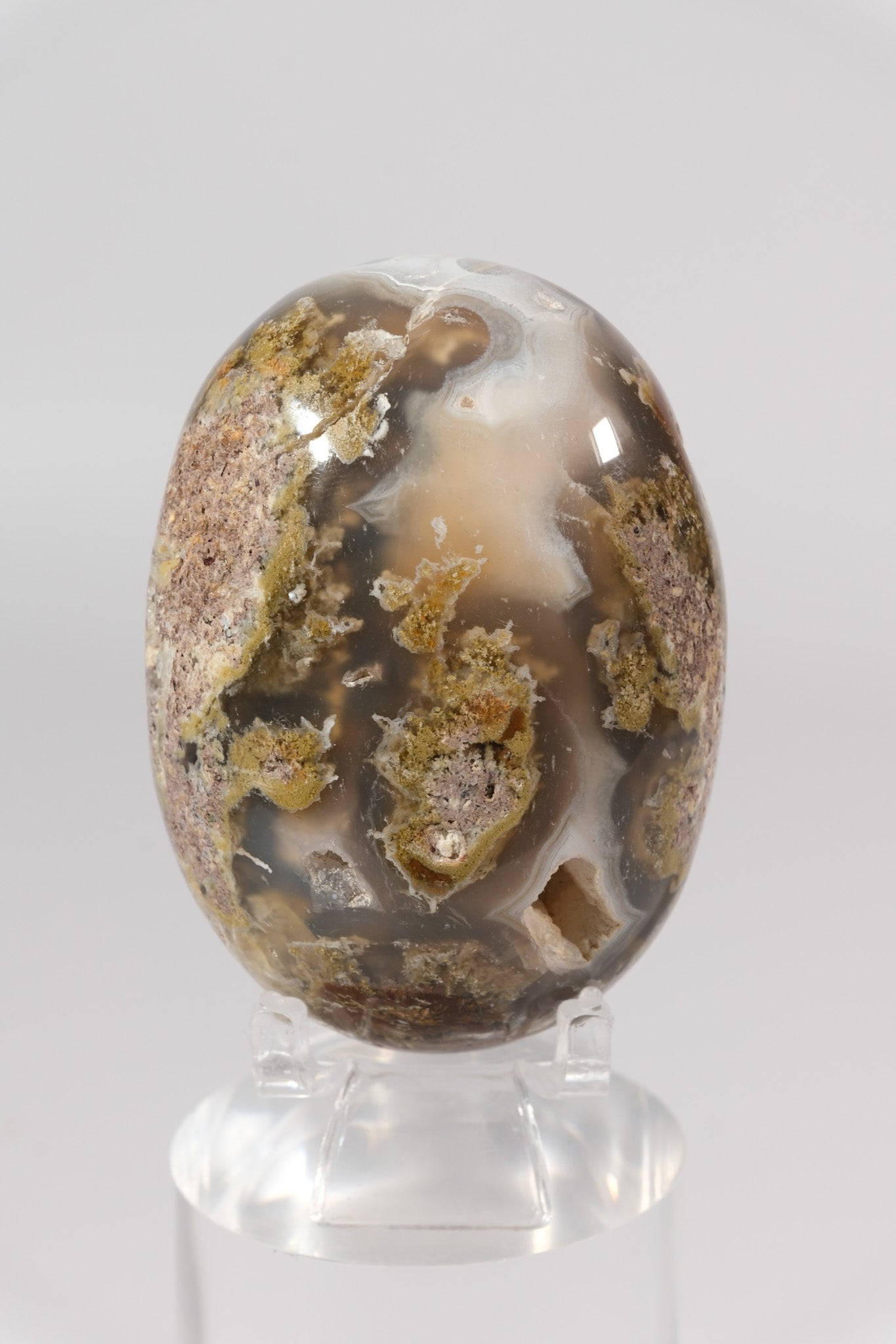 Scenic Moss Agate Palmstone
