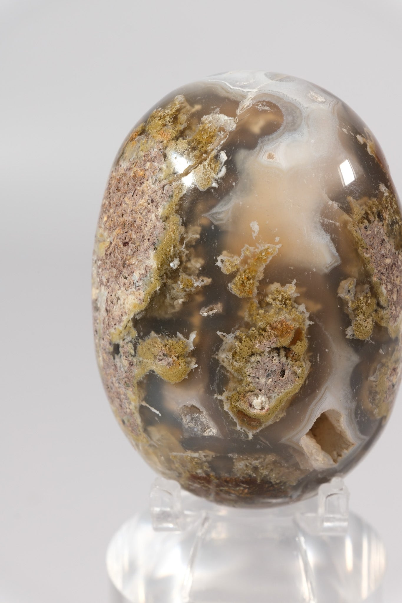 Scenic Moss Agate Palmstone