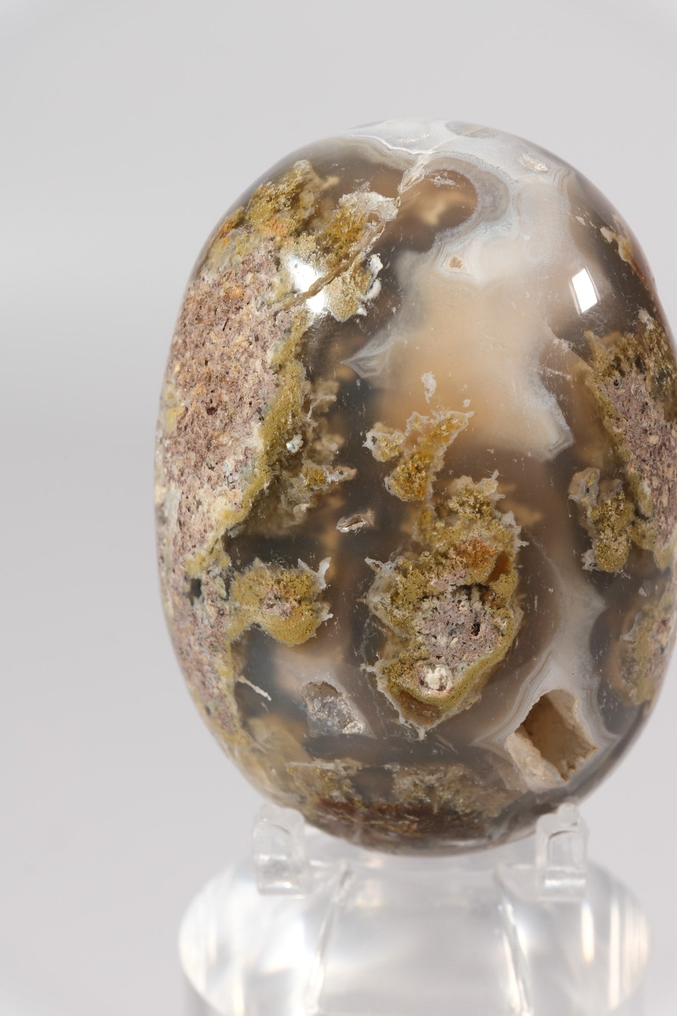 Scenic Moss Agate Palmstone