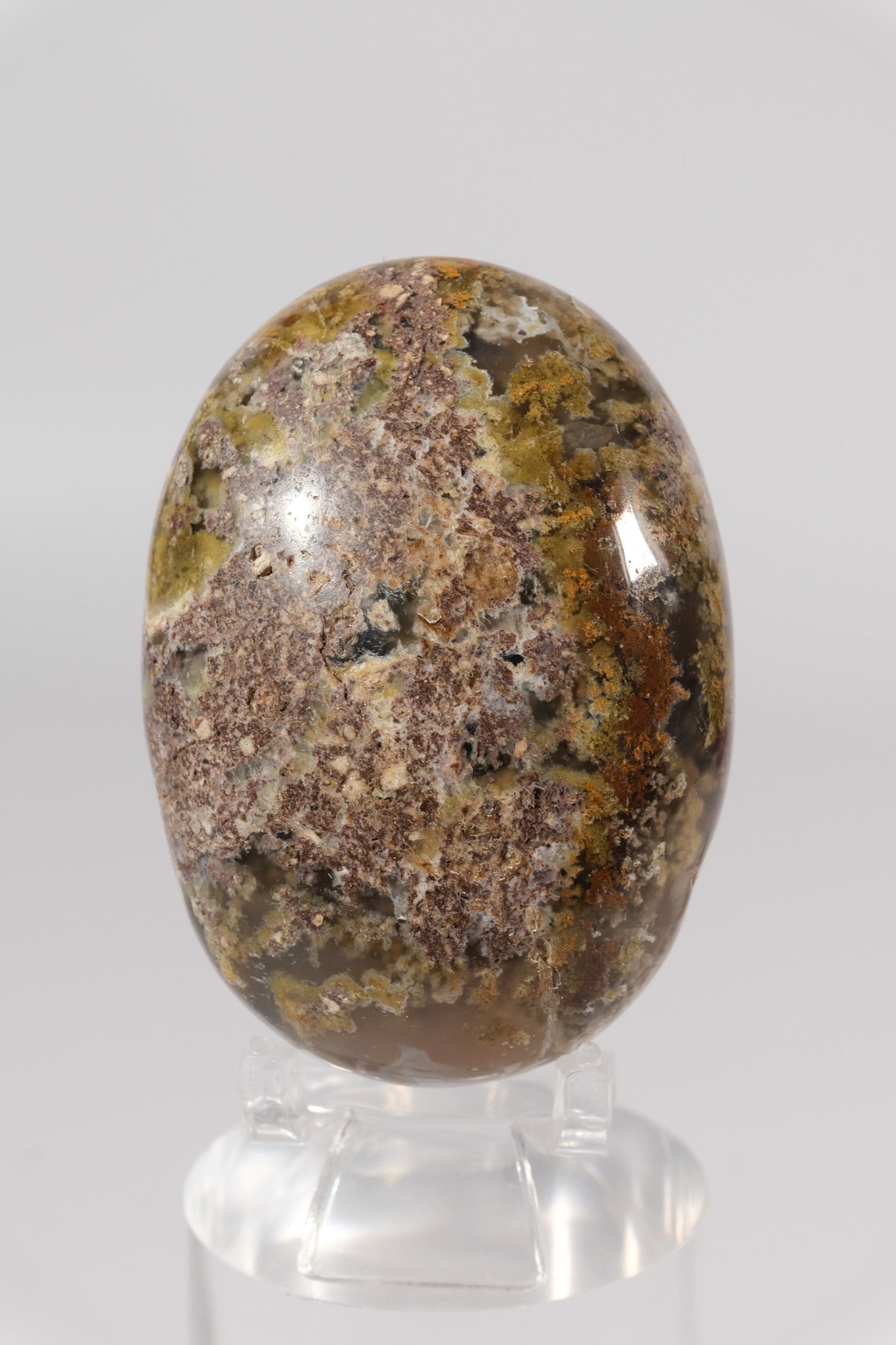 Scenic Moss Agate Palmstone
