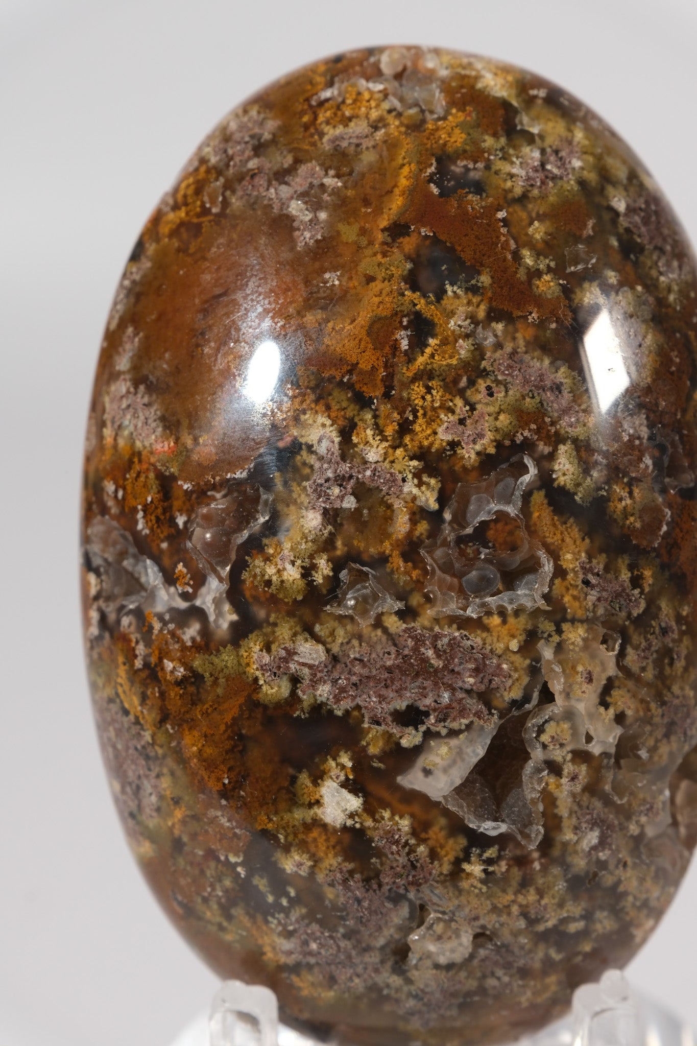 Scenic Moss Agate Palmstone