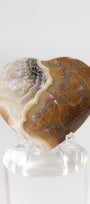Scenic Moss Agate Heart