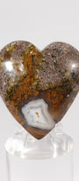 Scenic Moss Agate Heart