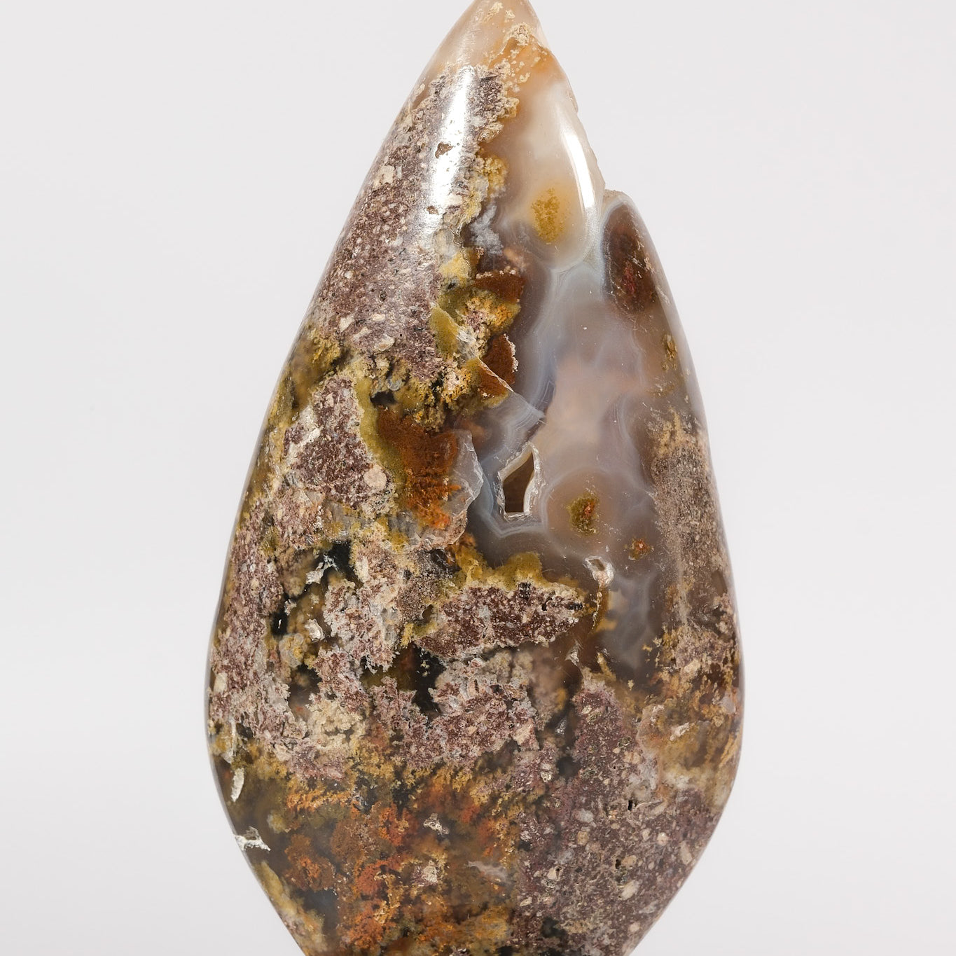 Scenic Moss Agate Flame