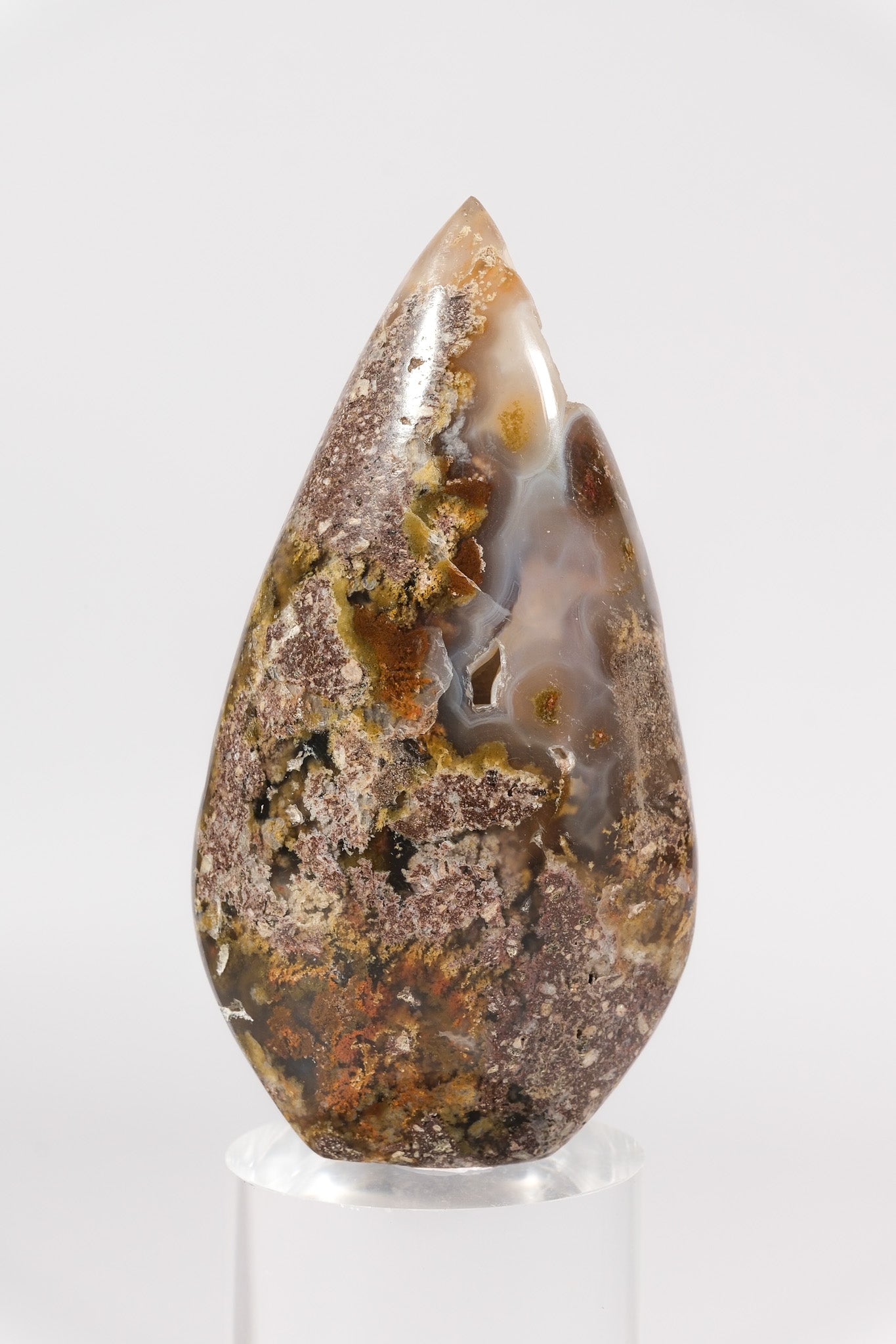 Scenic Moss Agate Flame