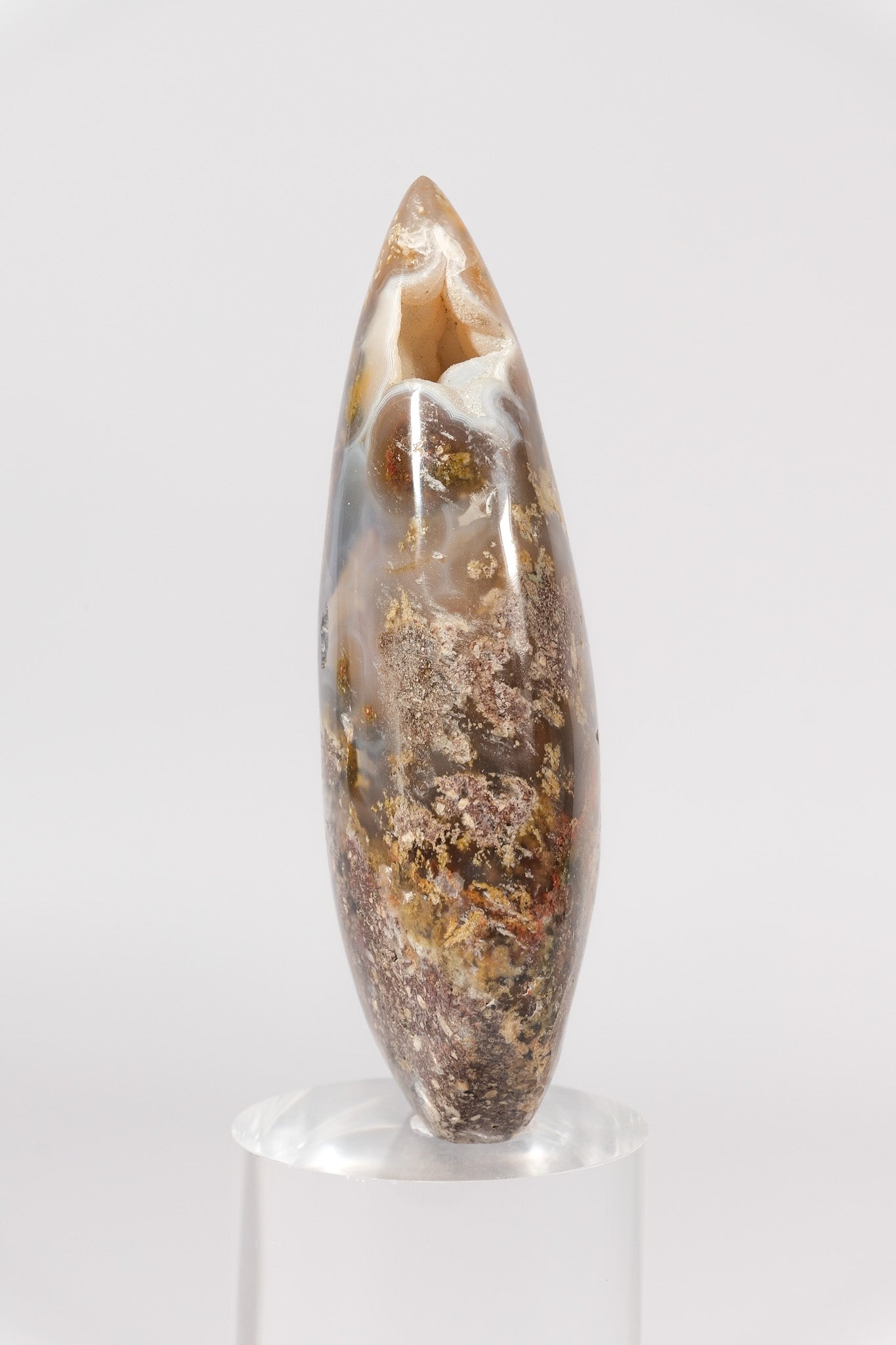Scenic Moss Agate Flame