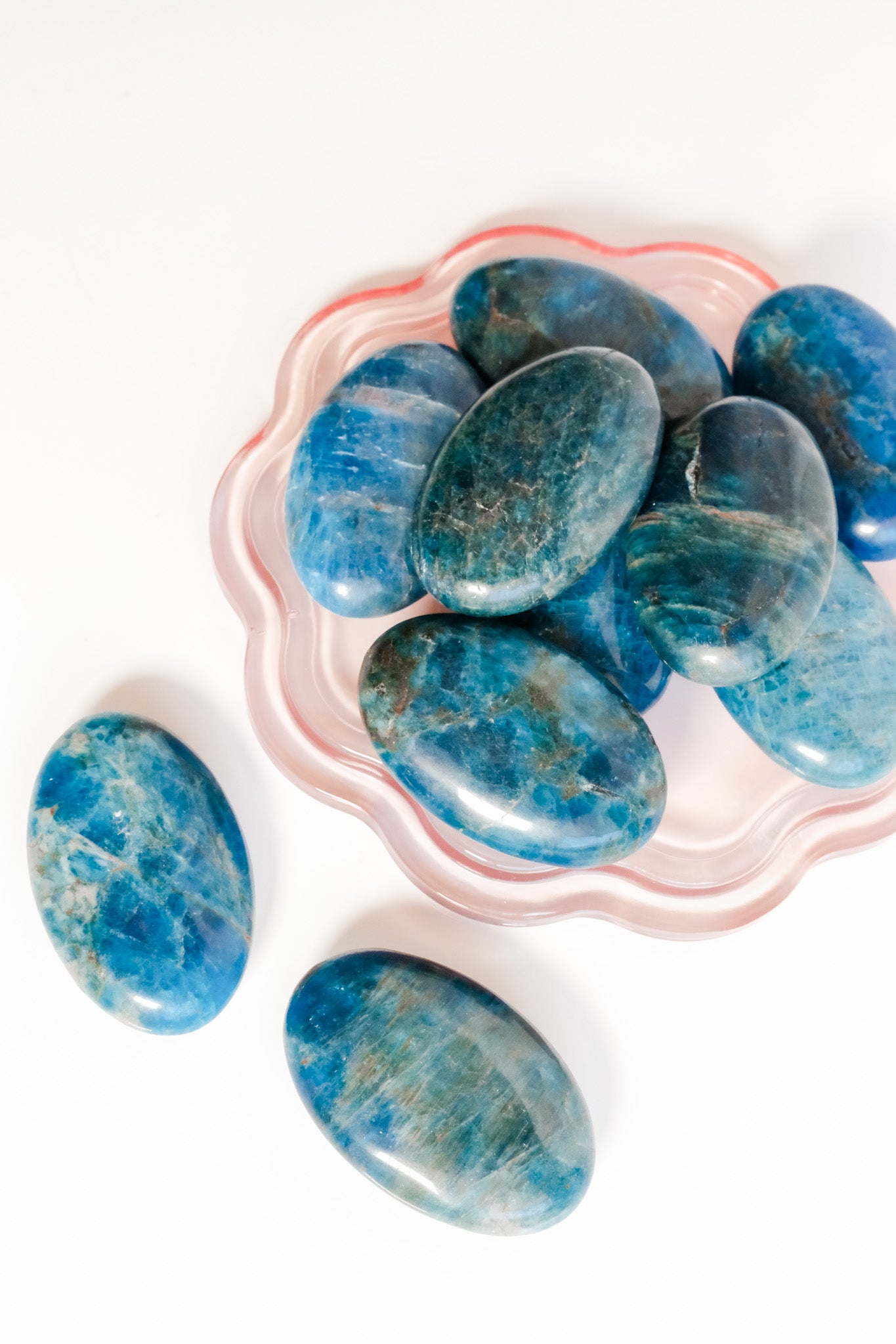 Blue Apatite Palmstone