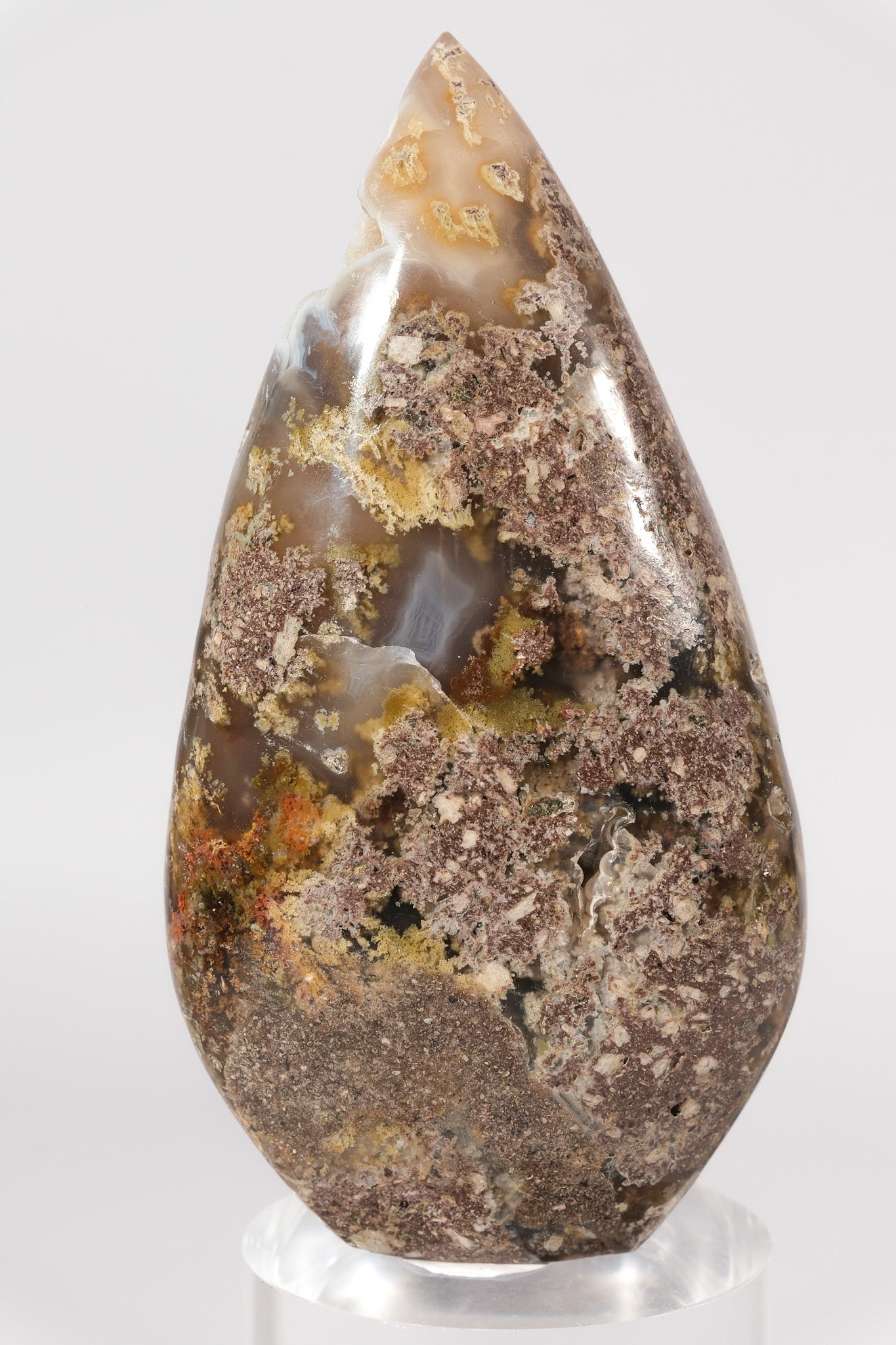 Scenic Moss Agate Flame