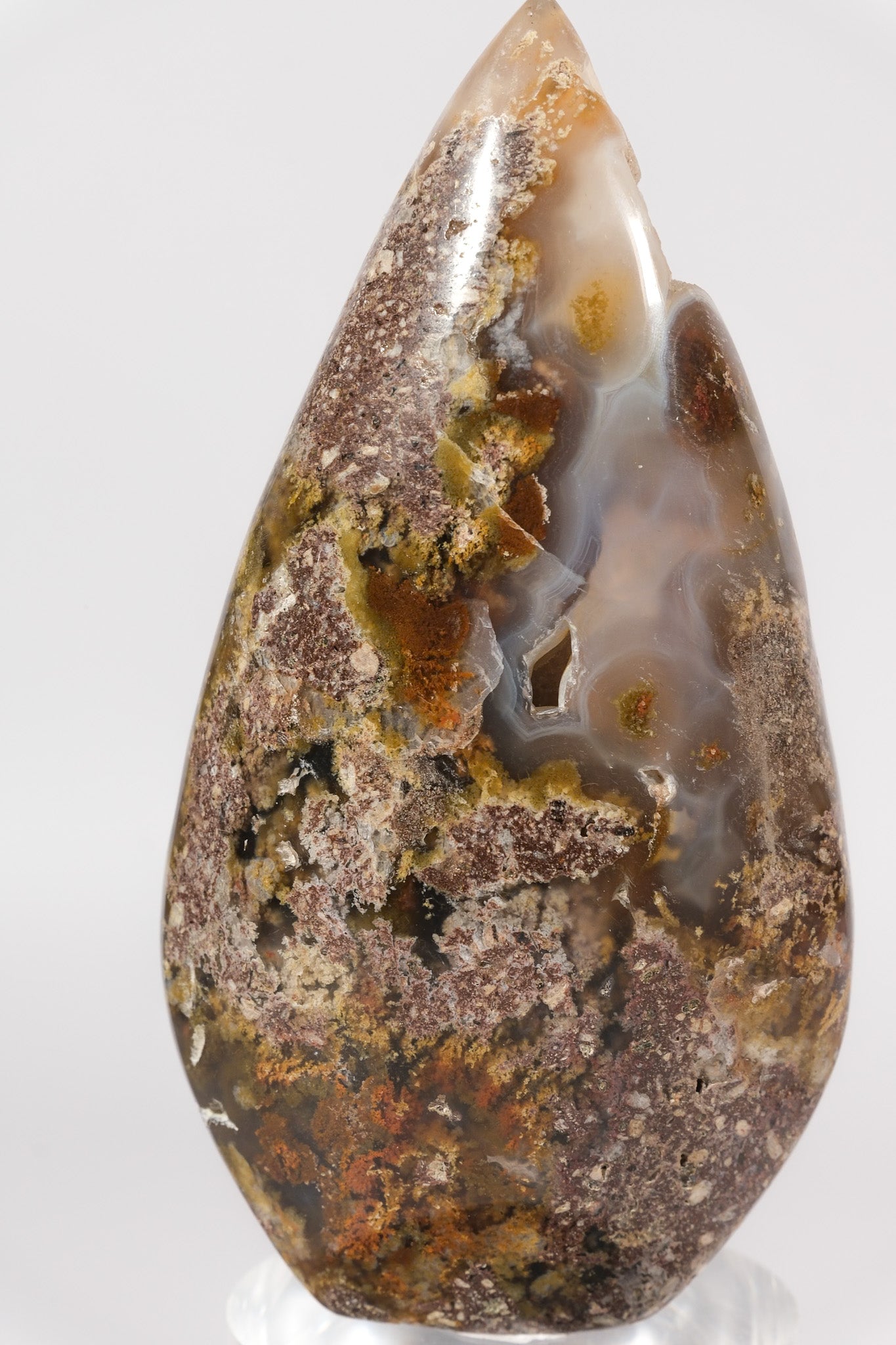Scenic Moss Agate Flame