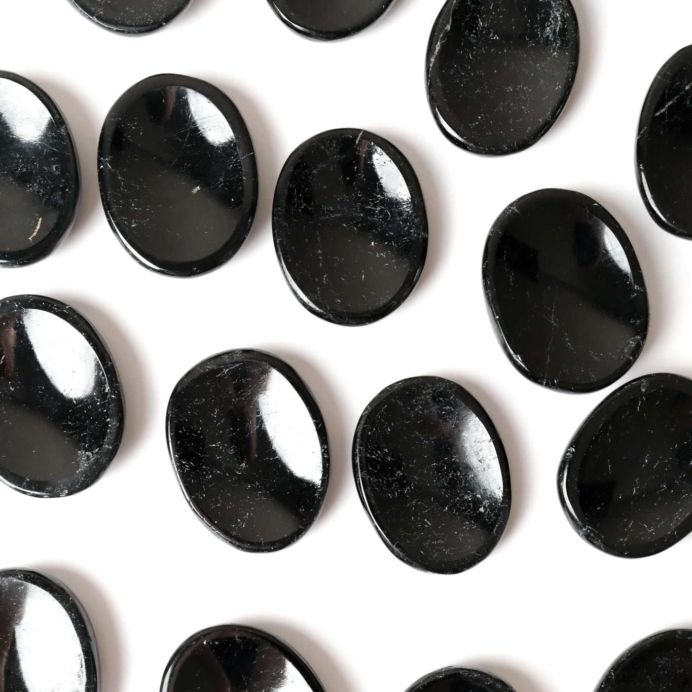 Black Tourmaline Worry Stone