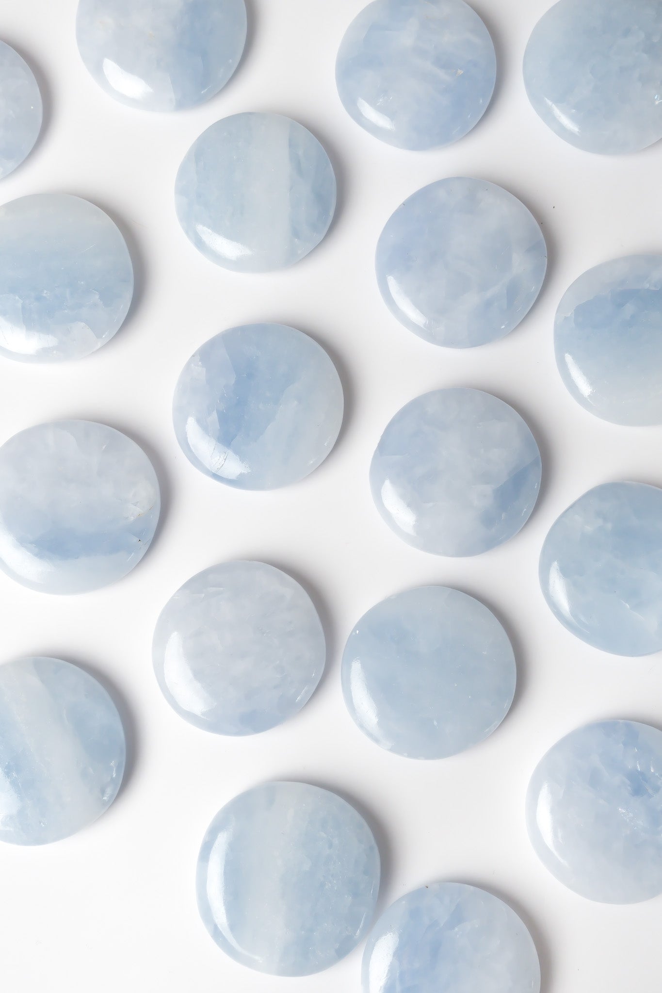 Blue Calcite Flat Stone