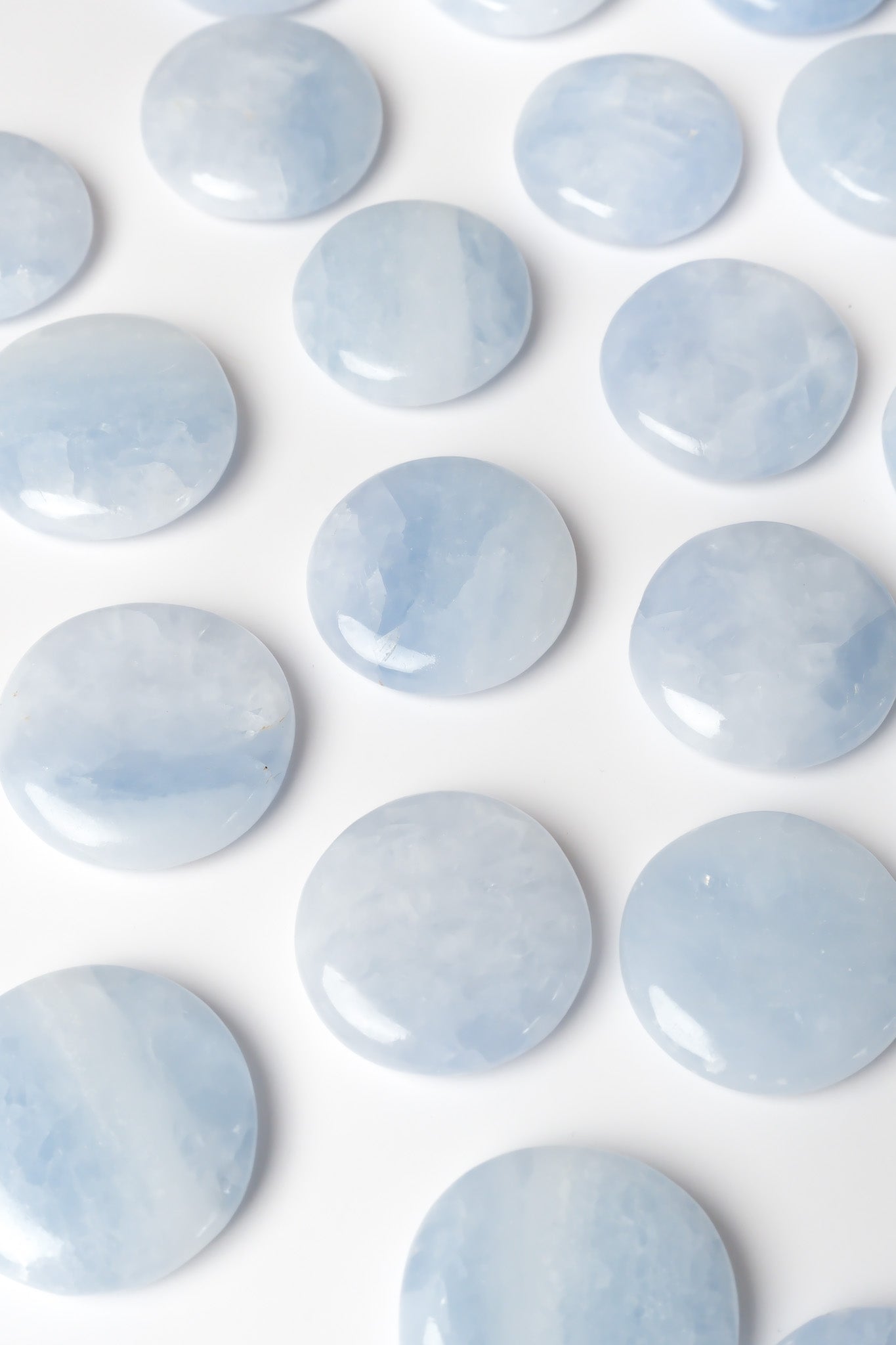 Blue Calcite Flat Stone