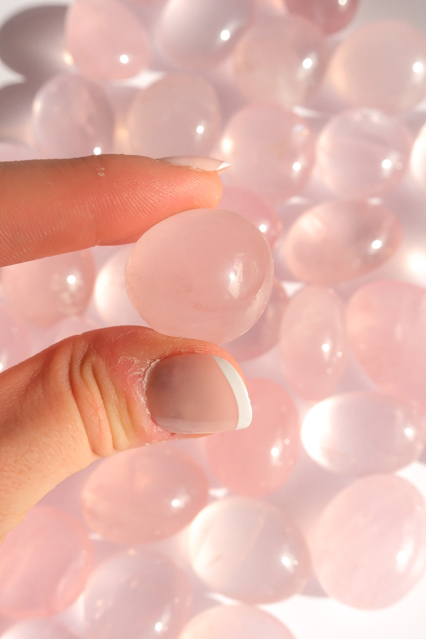 Gemmy Rose Quartz Tumble