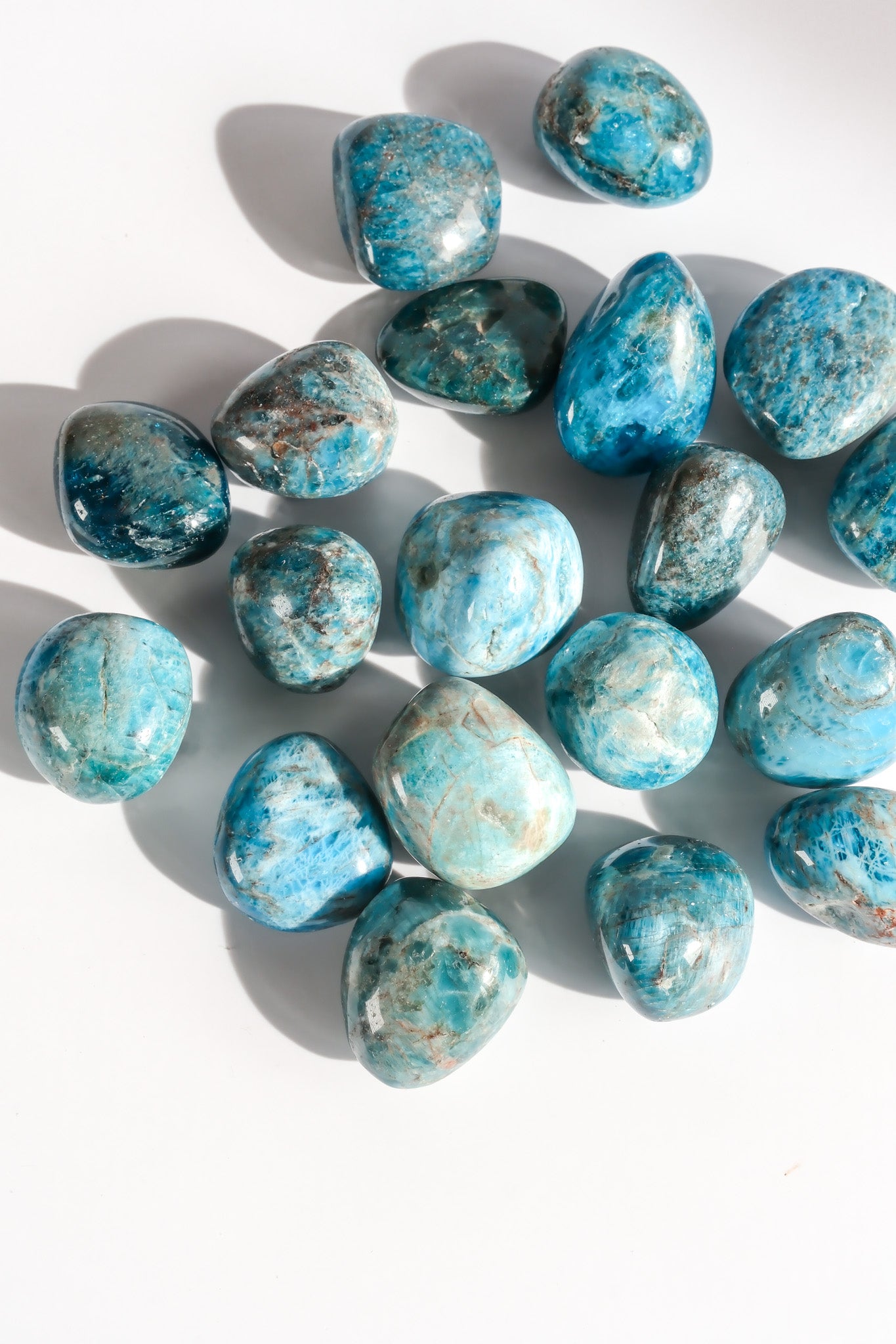 Blue Apatite Tumble