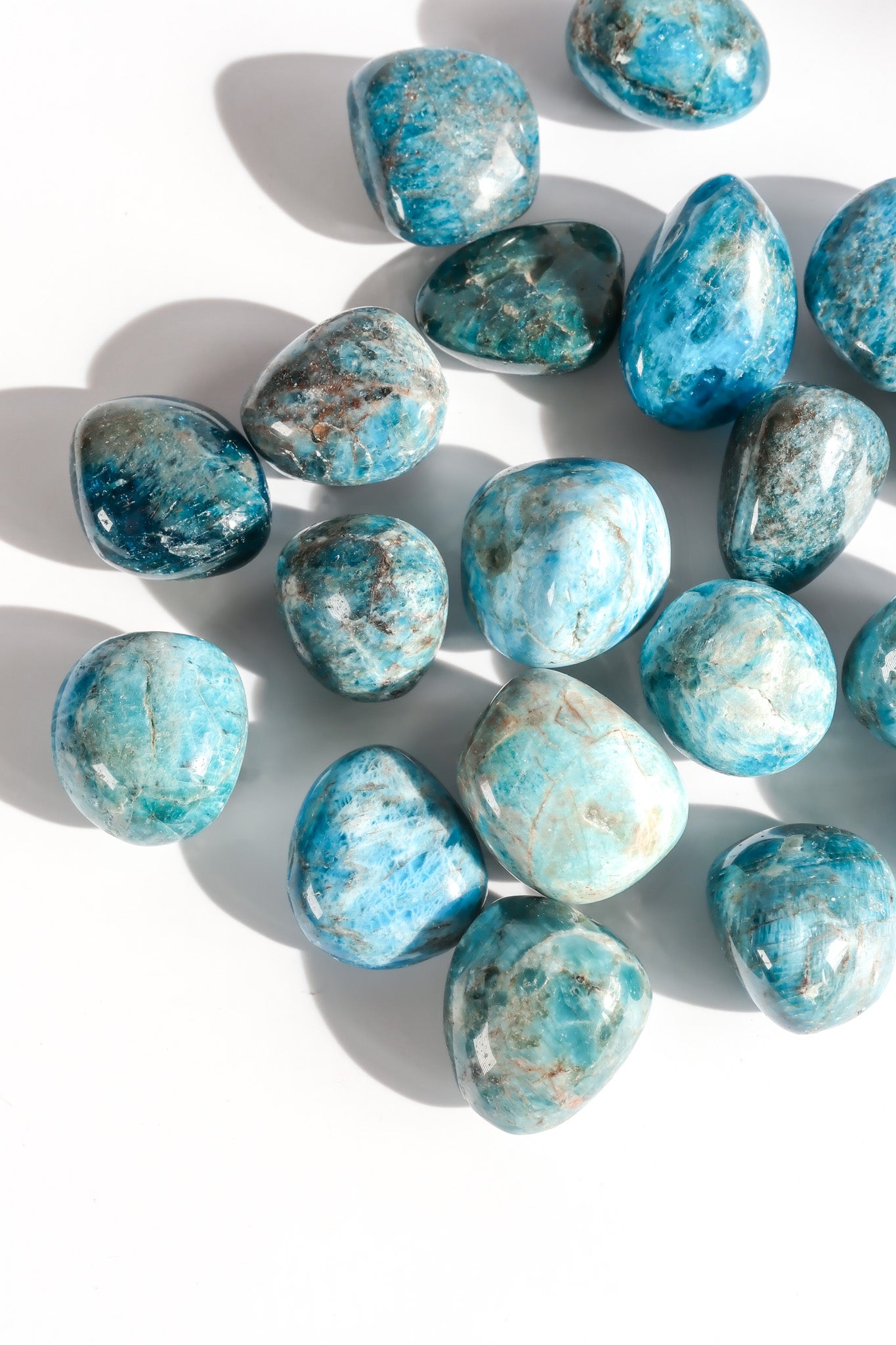 Blue Apatite Tumble