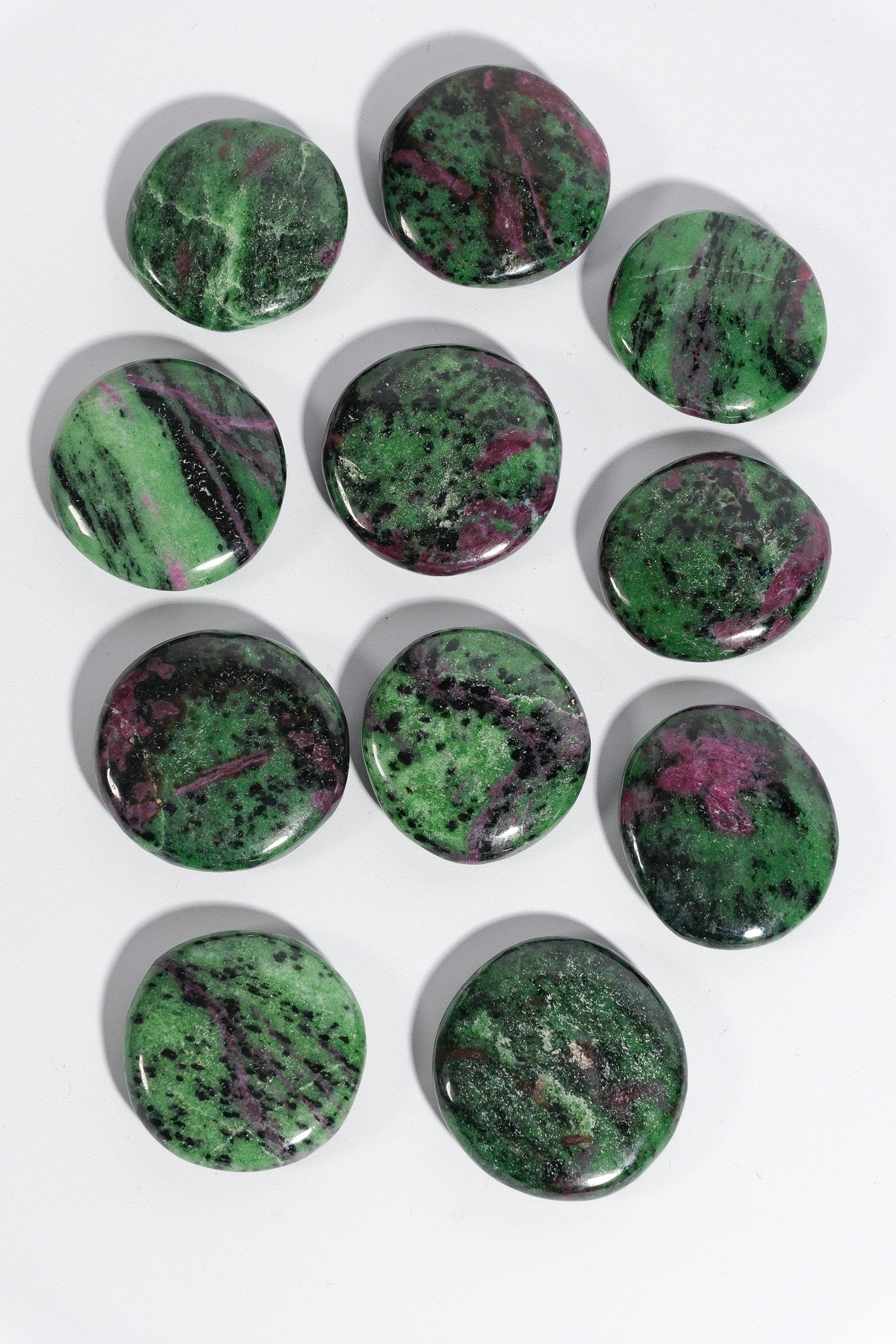 Ruby Zoisite Flatstone