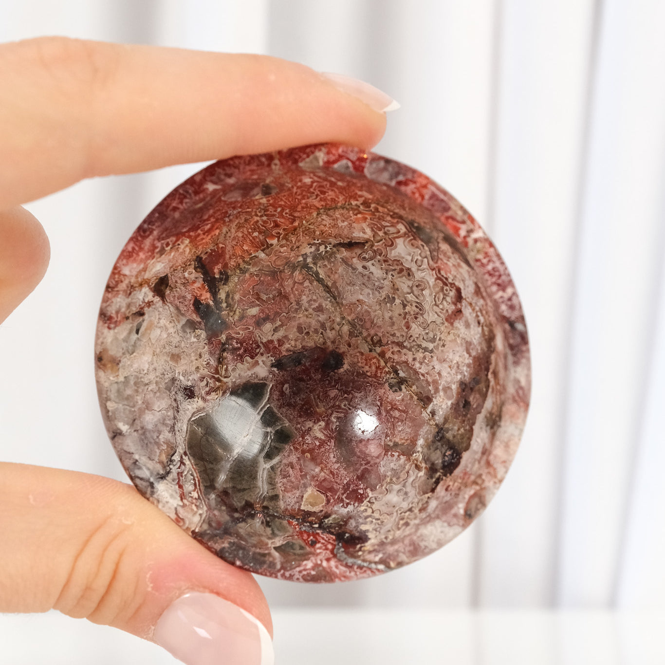 Mexican Crazy Lace Agate Bowl